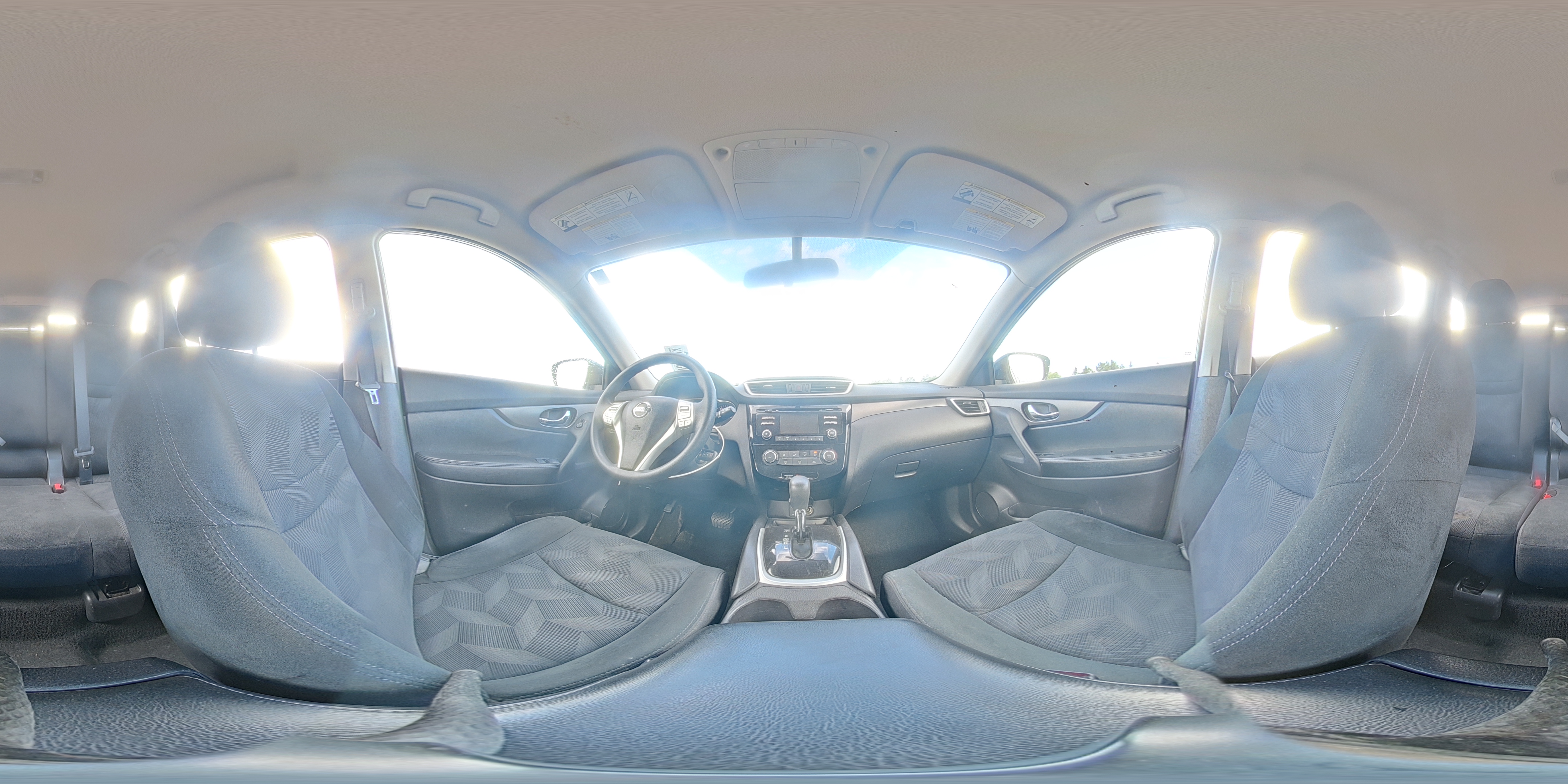 2015 Nissan Rogue S Blue vin: 5N1AT2MV3FC849670