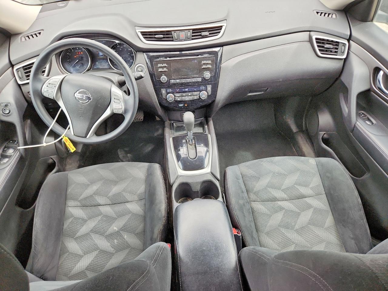 2015 Nissan Rogue Sv Gray vin: 5N1AT2MV3FC854979
