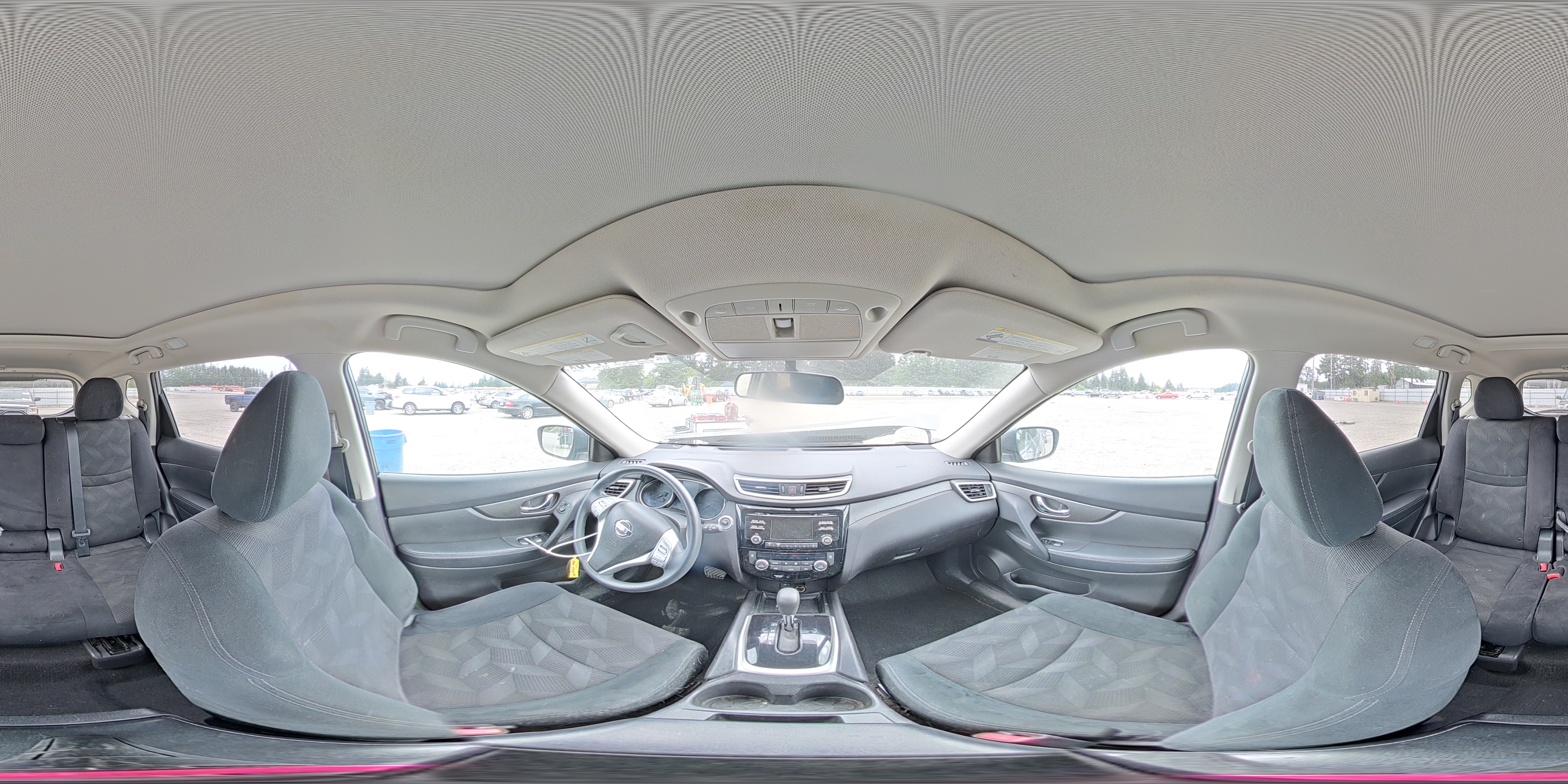 2015 Nissan Rogue Sv Gray vin: 5N1AT2MV3FC854979