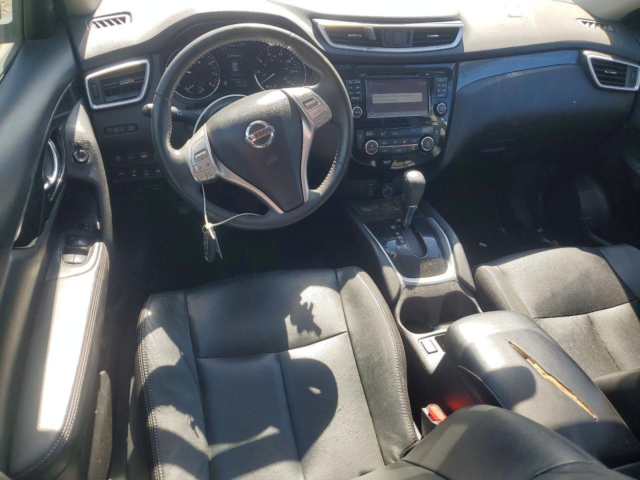 2015 Nissan Rogue Sl White vin: 5N1AT2MV3FC860300