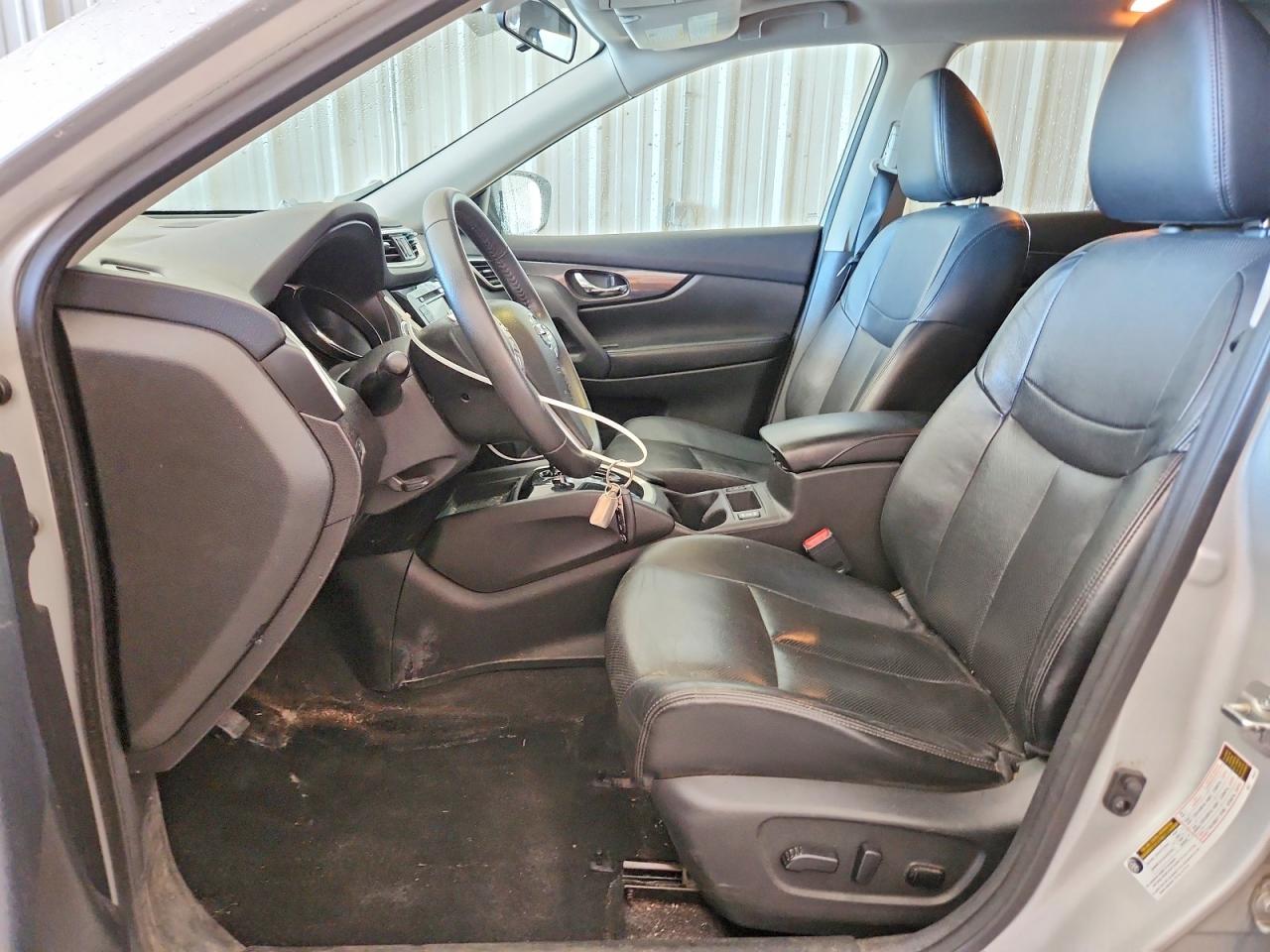2015 Nissan Rogue Sl Silver vin: 5N1AT2MV3FC866355