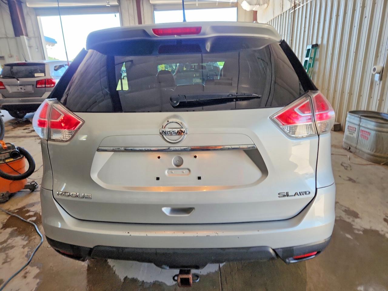 2015 Nissan Rogue Sl Silver vin: 5N1AT2MV3FC866355