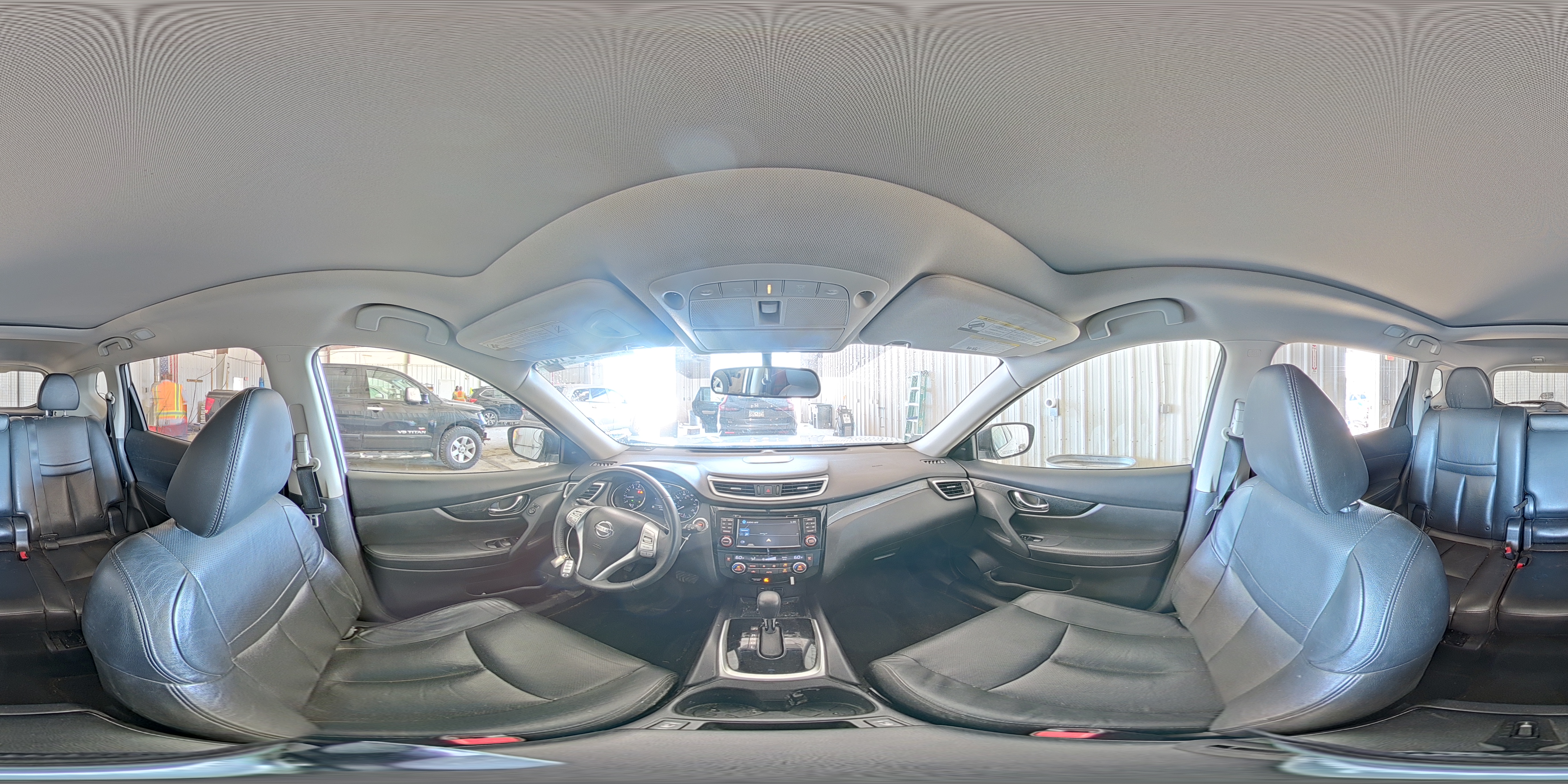 2015 Nissan Rogue Sl Silver vin: 5N1AT2MV3FC866355