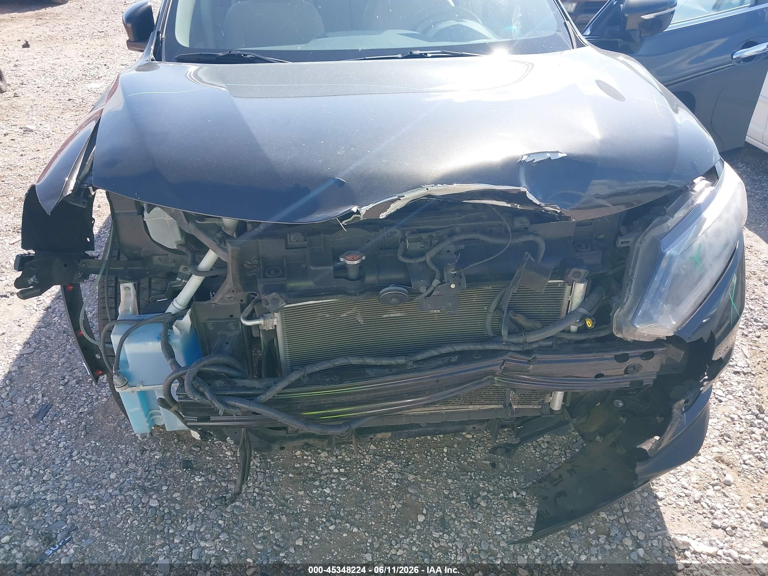 2015 Nissan Rogue S Gray vin: 5N1AT2MV3FC872642