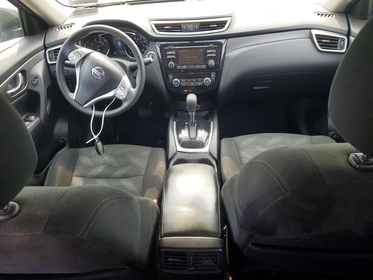 2015 Nissan Rogue Sv Blue vin: 5N1AT2MV3FC872950