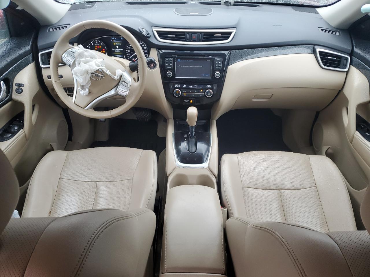 2015 Nissan Rogue S Red vin: 5N1AT2MV3FC881938