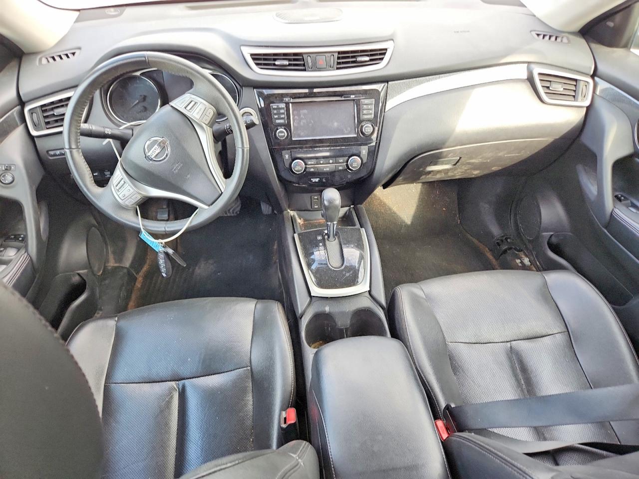 2015 Nissan Rogue S Gray vin: 5N1AT2MV3FC904649