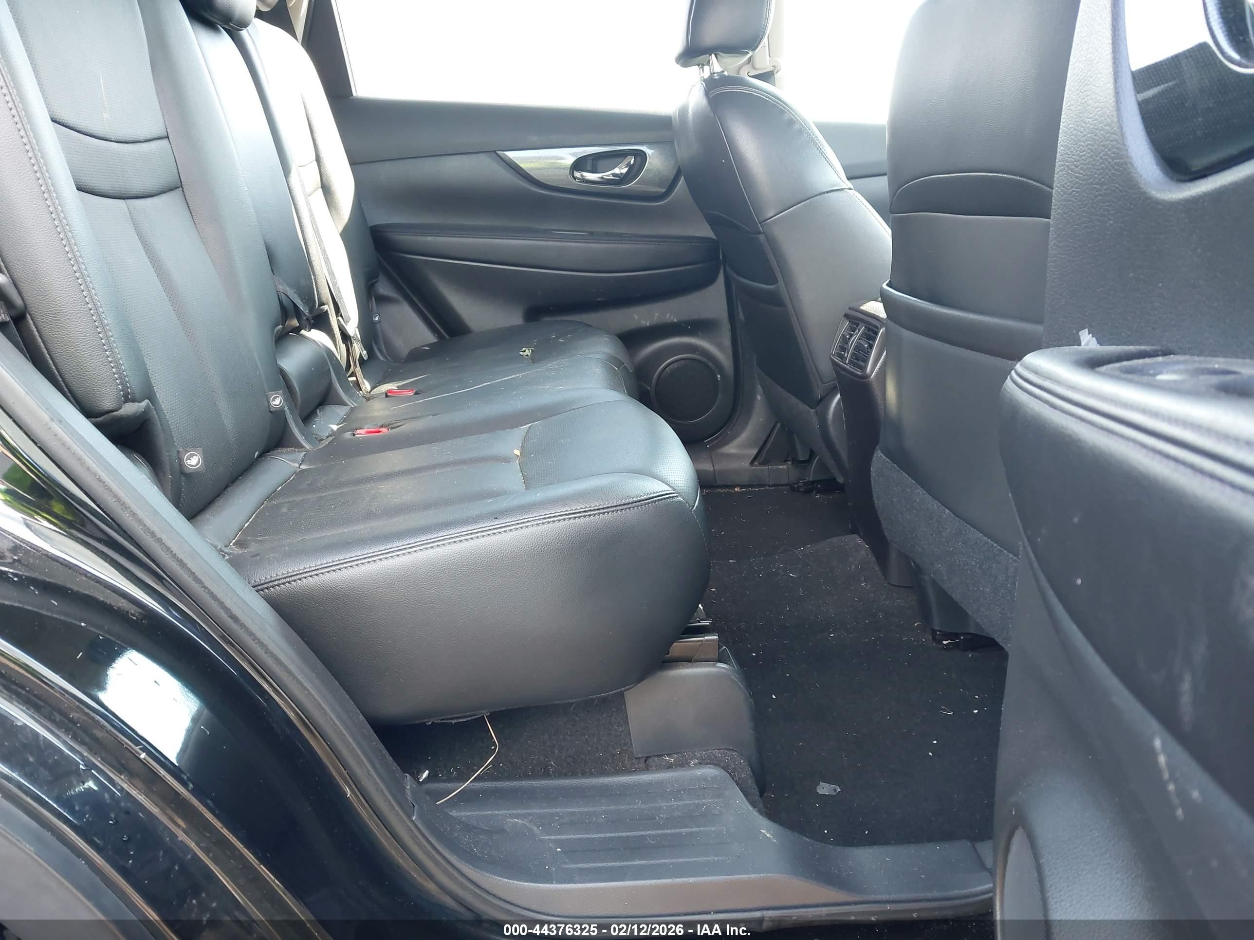 2015 Nissan Rogue Sl Черный vin: 5N1AT2MV3FC917949