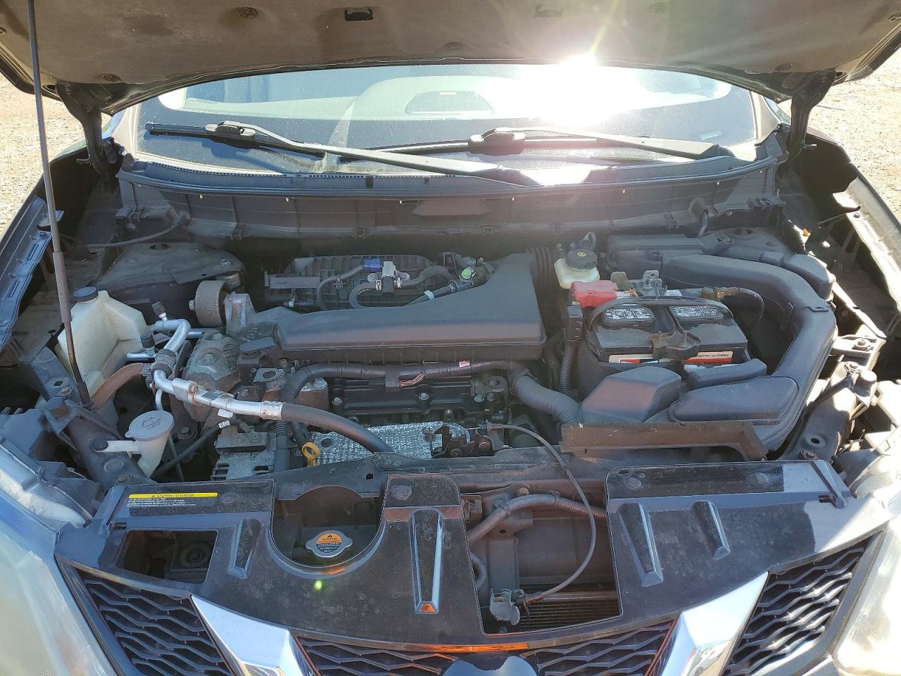 2015 Nissan Rogue Sl Black vin: 5N1AT2MV3FC918468