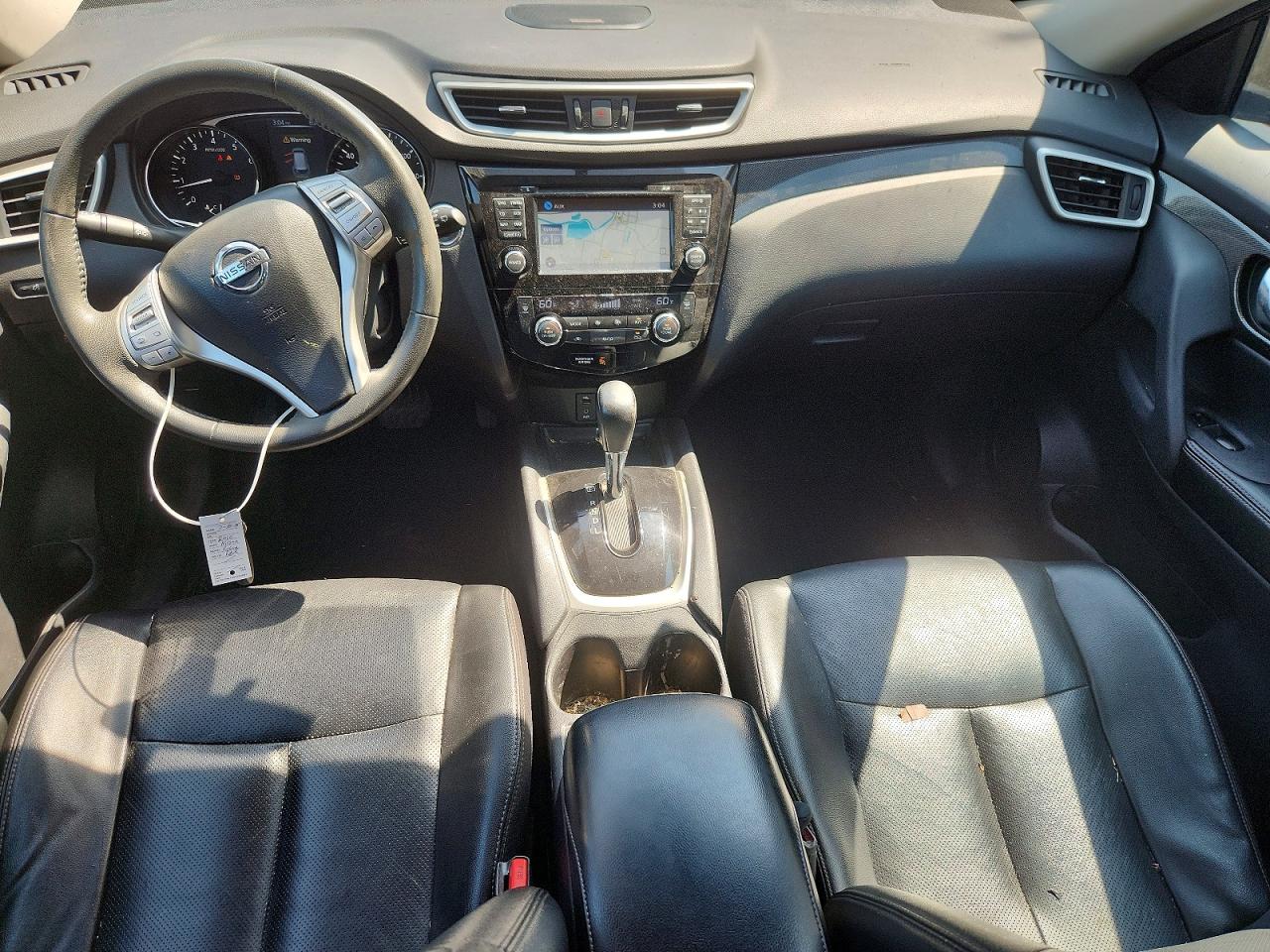 2015 Nissan Rogue Sl Red vin: 5N1AT2MV3FC918521