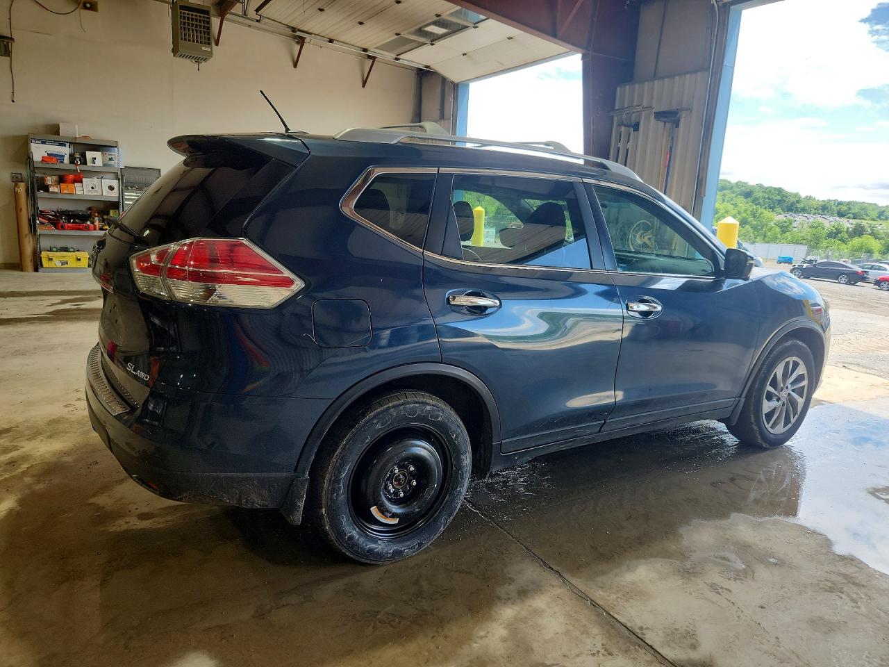 2015 Nissan Rogue Sl Черный vin: 5N1AT2MV3FC920656