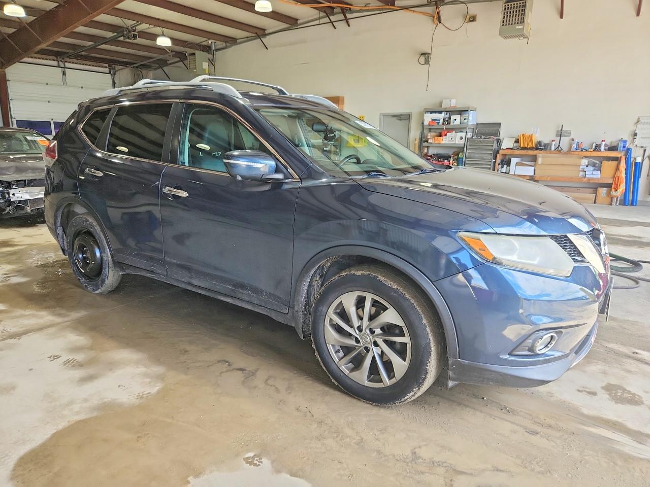 2015 Nissan Rogue Sl Черный vin: 5N1AT2MV3FC920656
