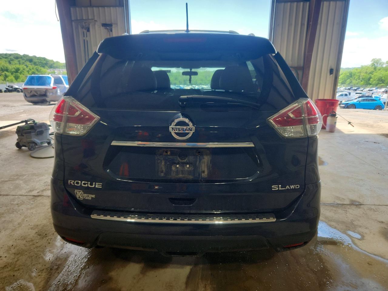 2015 Nissan Rogue Sl Черный vin: 5N1AT2MV3FC920656