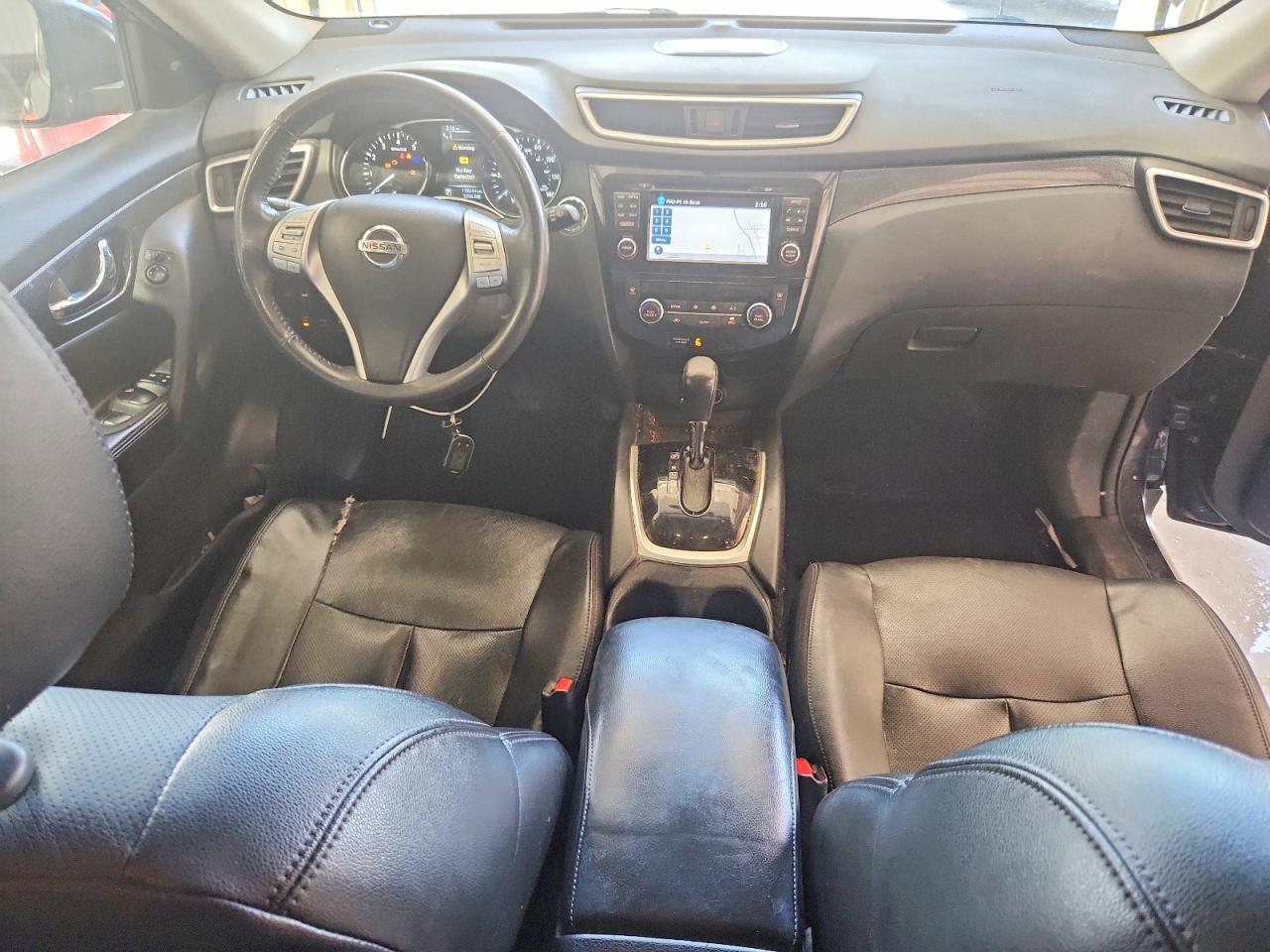 2015 Nissan Rogue Sl Черный vin: 5N1AT2MV3FC920656