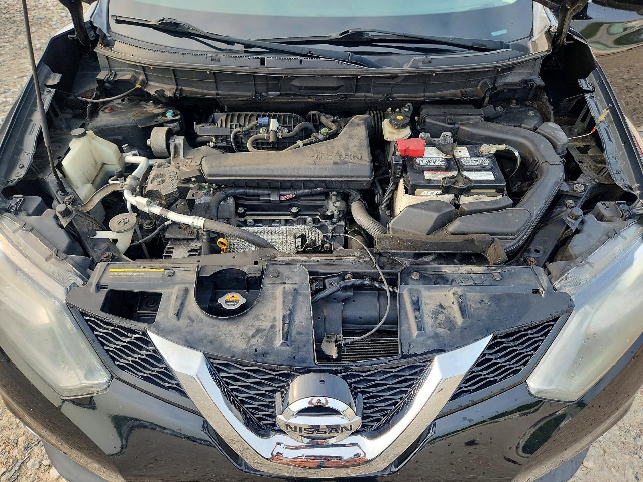2016 Nissan Rogue Sl Black vin: 5N1AT2MV3GC784126