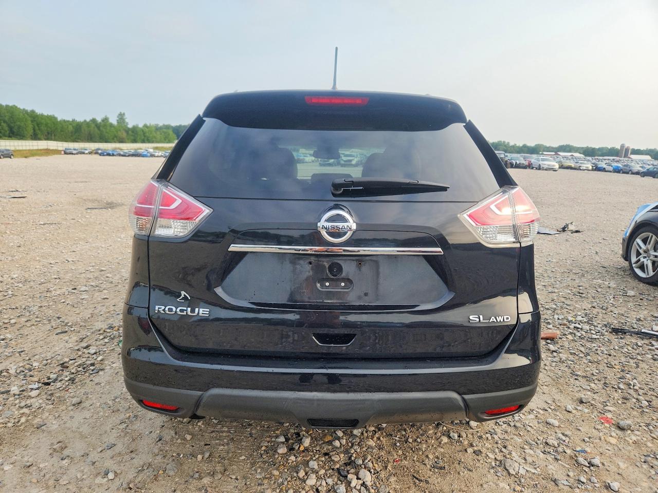 2016 Nissan Rogue Sl Black vin: 5N1AT2MV3GC784126