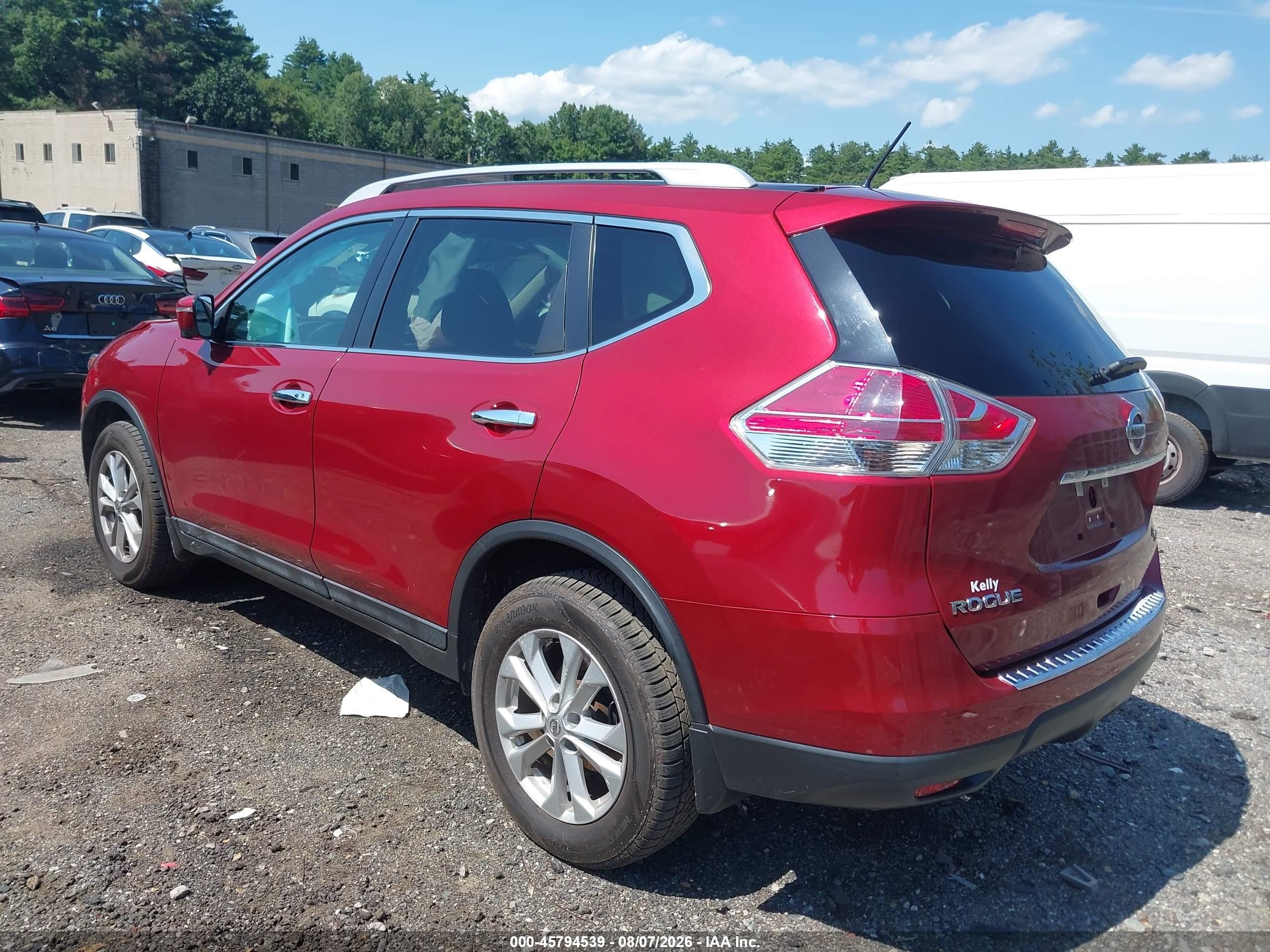 2016 Nissan Rogue Sv Red vin: 5N1AT2MV3GC867121