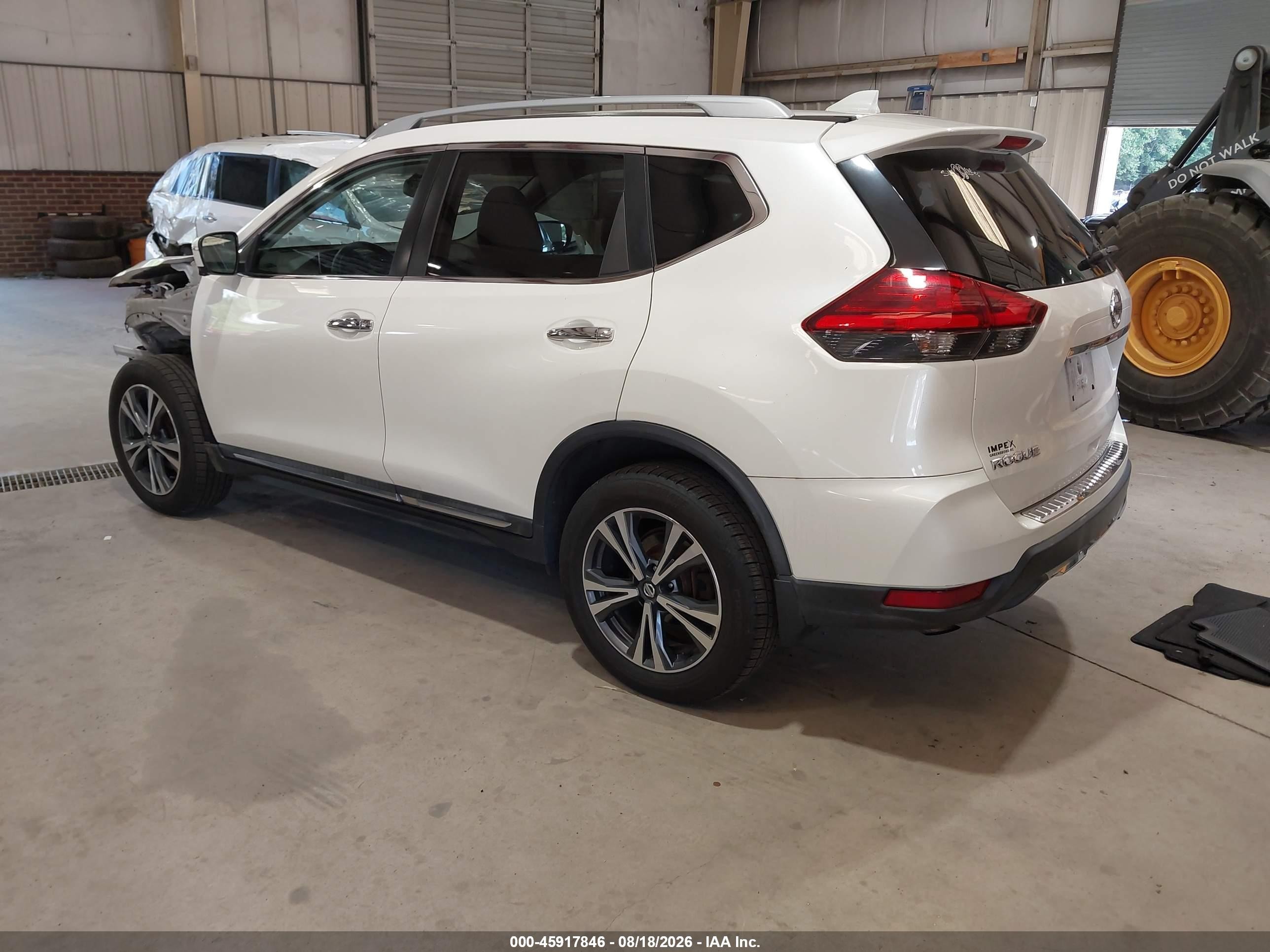 2017 Nissan Rogue Sl White vin: 5N1AT2MV3HC780353