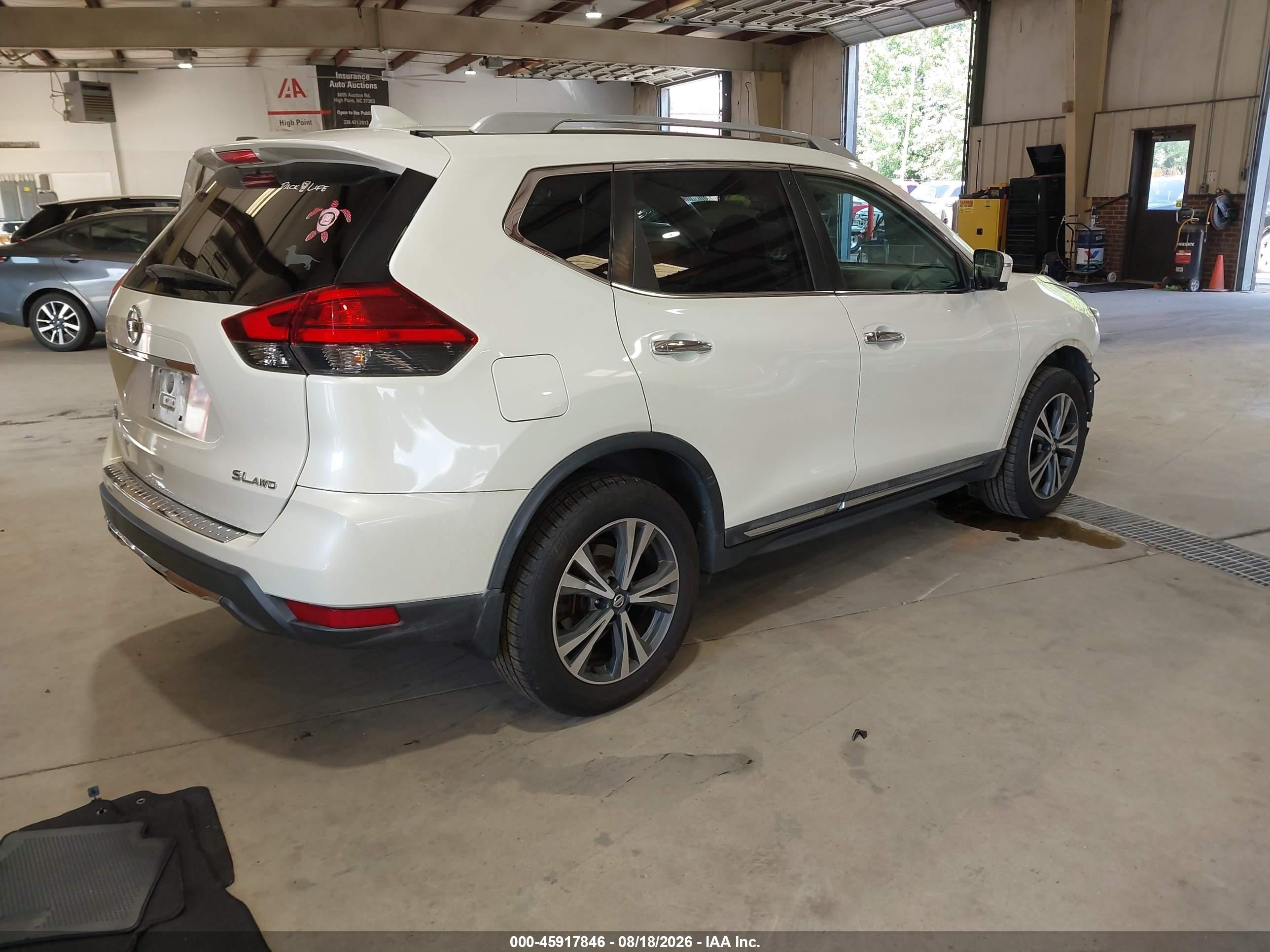 2017 Nissan Rogue Sl White vin: 5N1AT2MV3HC780353