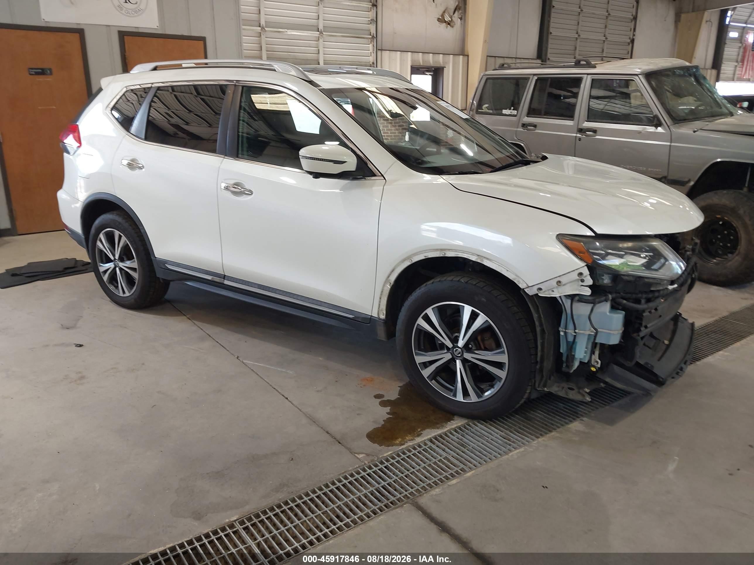 2017 Nissan Rogue Sl Белый vin: 5N1AT2MV3HC780353