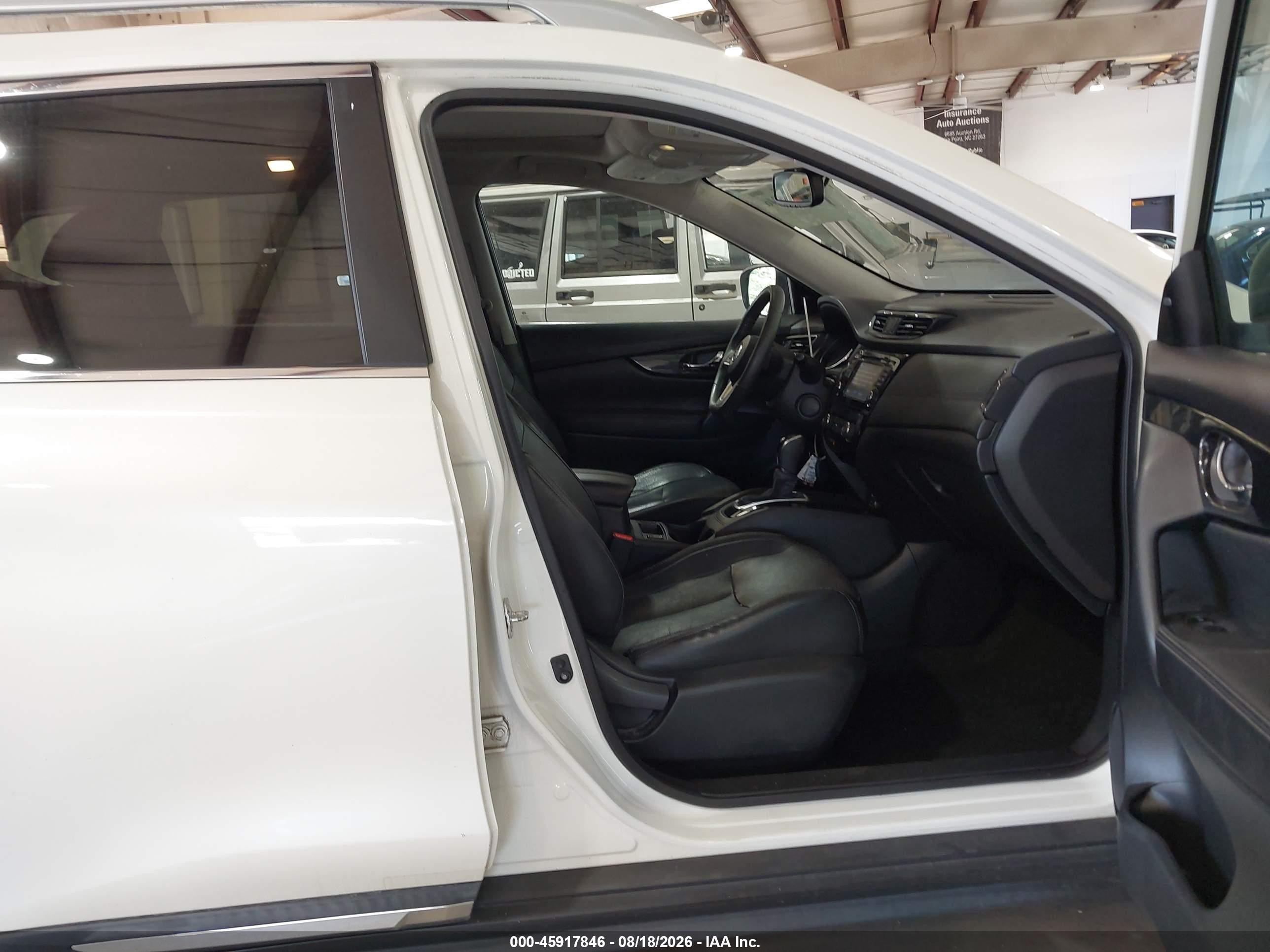 2017 Nissan Rogue Sl White vin: 5N1AT2MV3HC780353