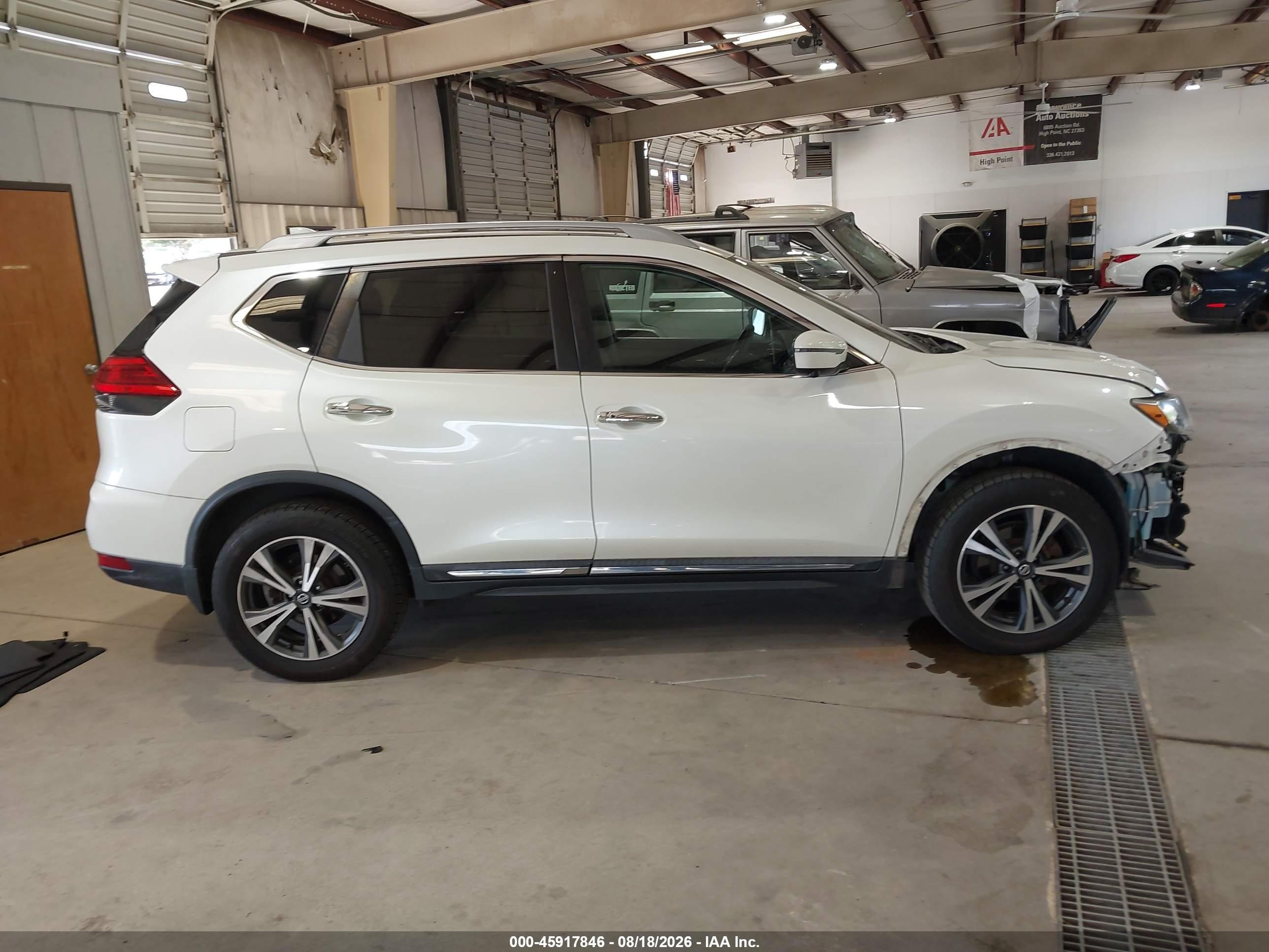 2017 Nissan Rogue Sl White vin: 5N1AT2MV3HC780353