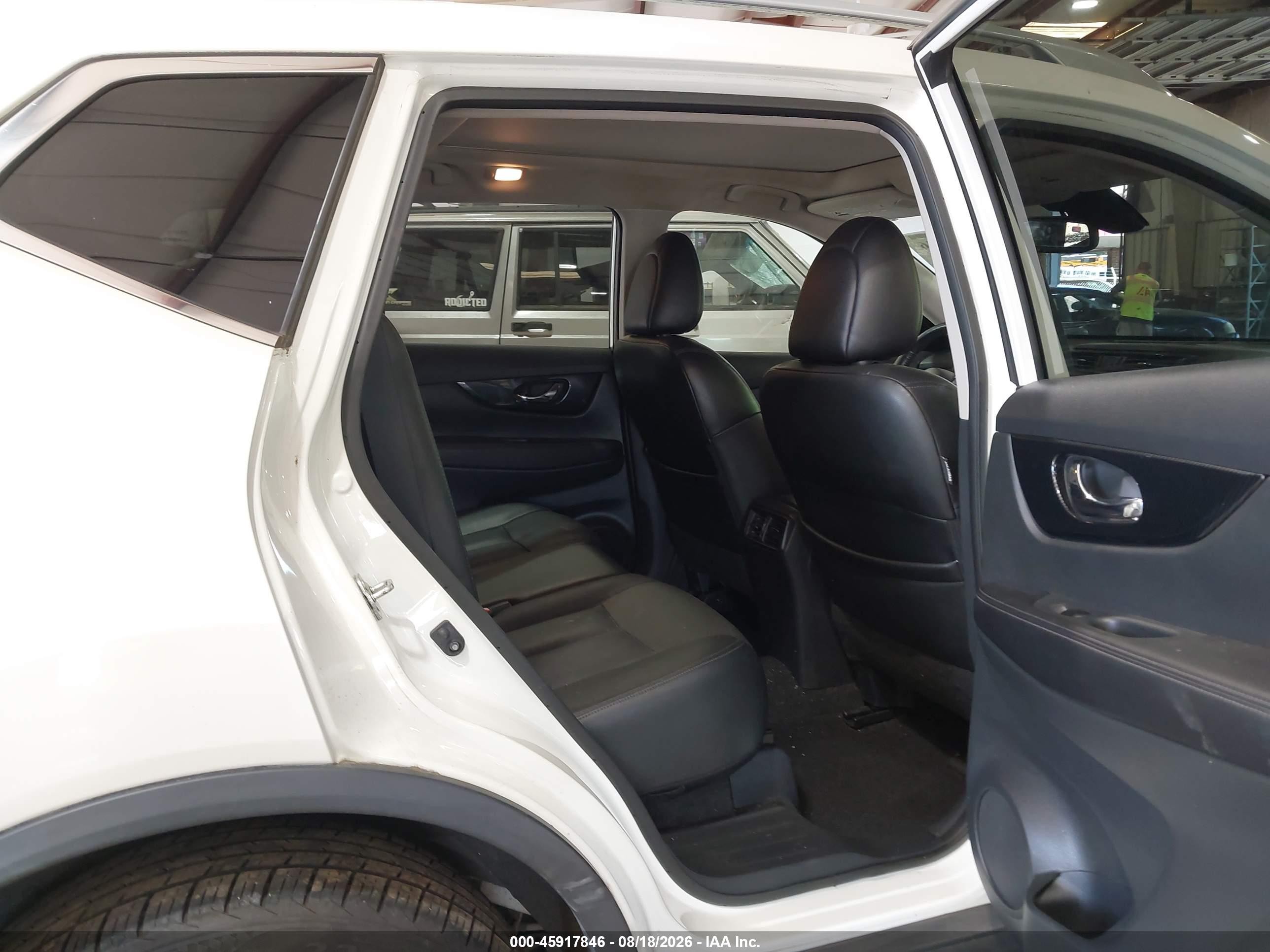 2017 Nissan Rogue Sl White vin: 5N1AT2MV3HC780353