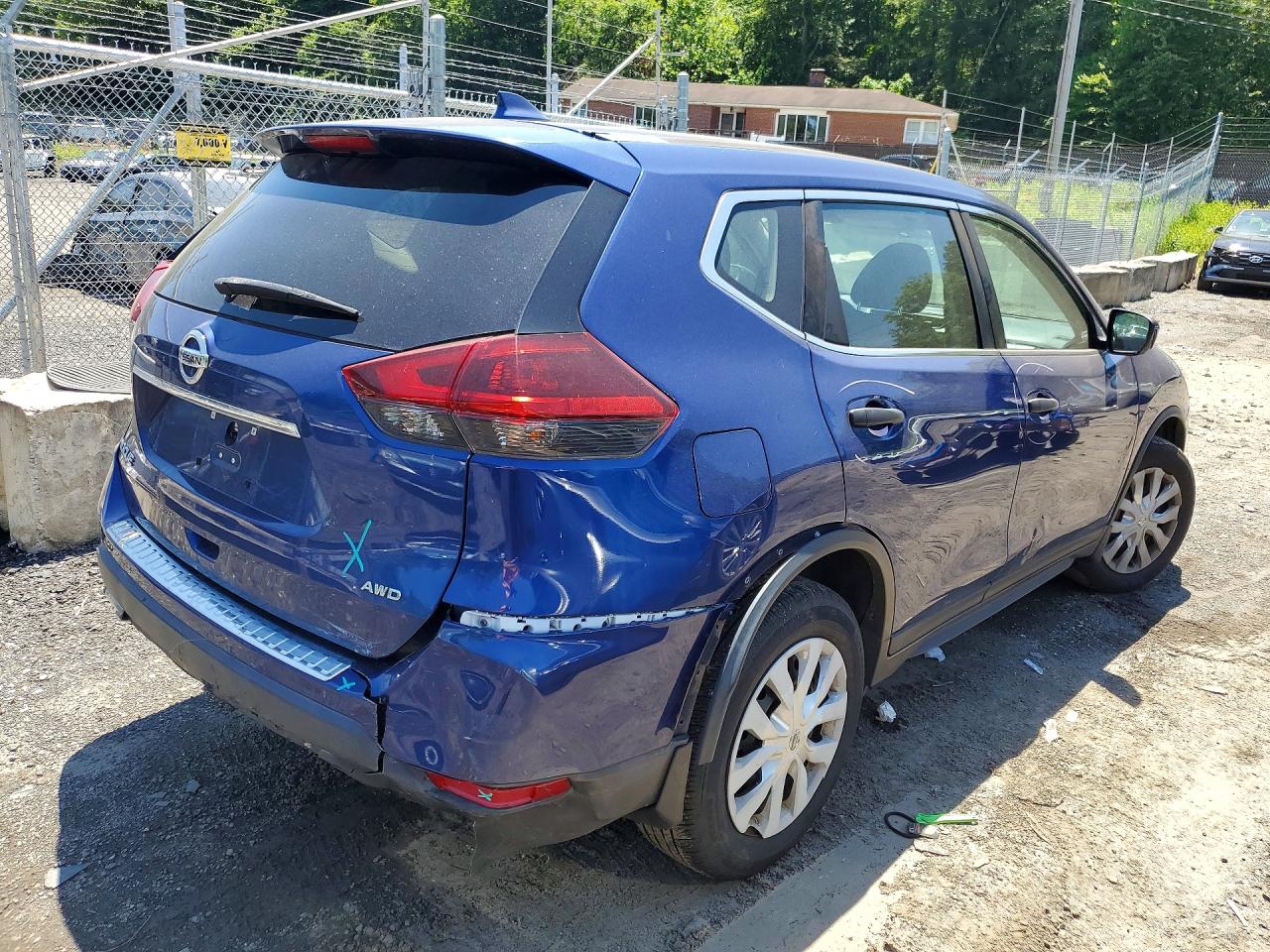 2018 Nissan Rogue S Blue vin: 5N1AT2MV3JC792329