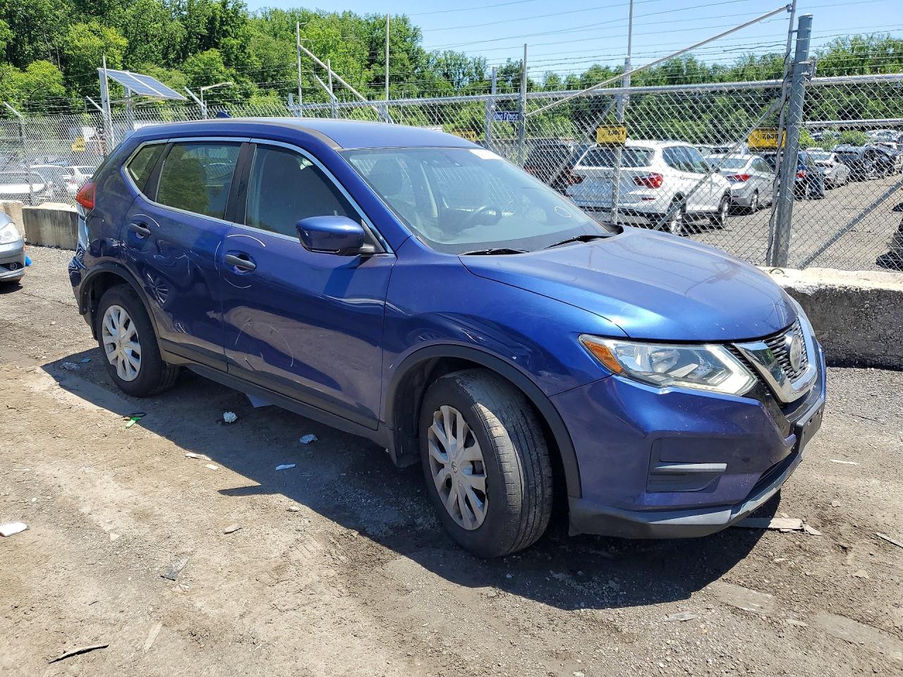 2018 Nissan Rogue S Blue vin: 5N1AT2MV3JC792329