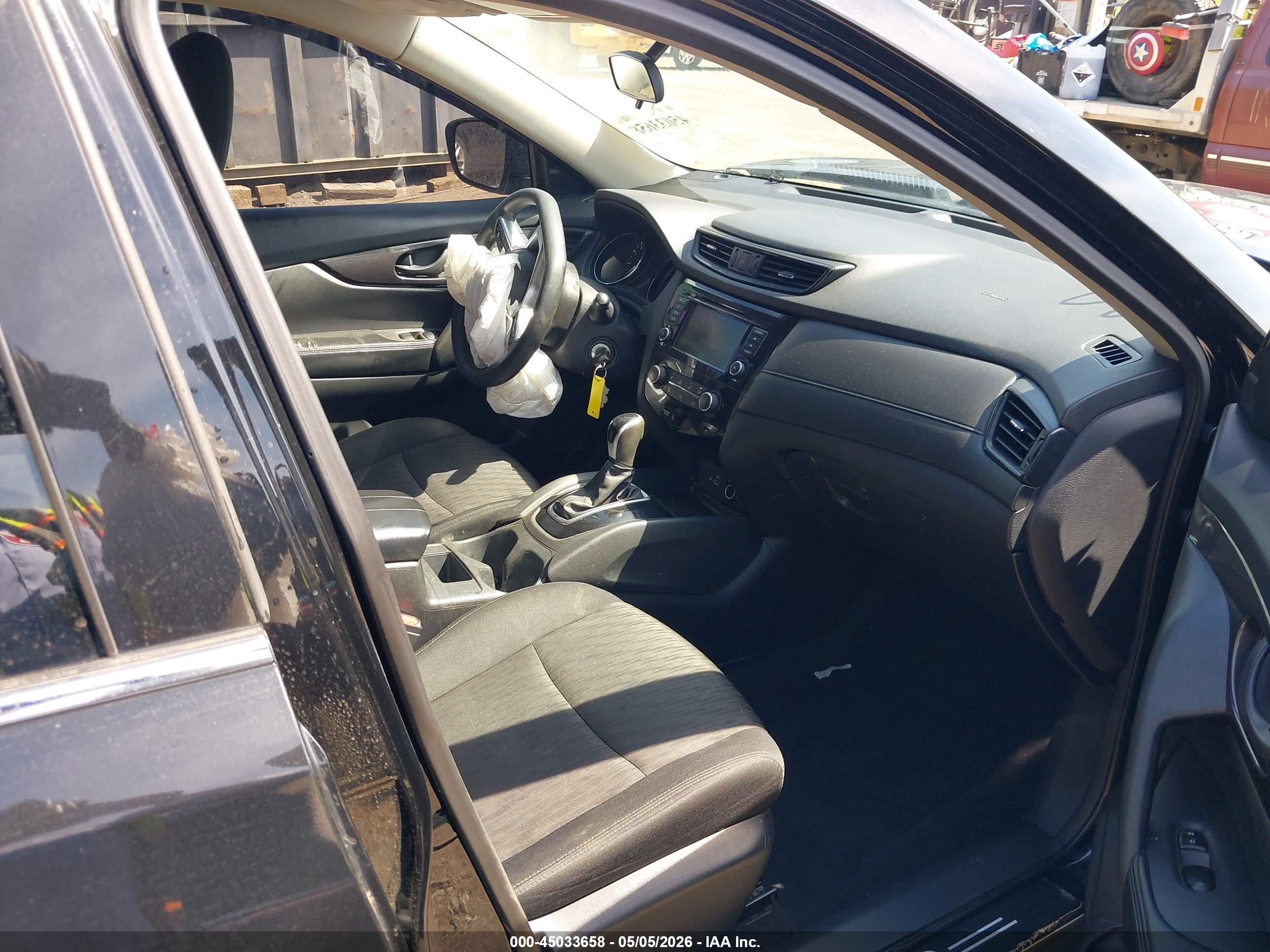 2019 Nissan Rogue S Черный vin: 5N1AT2MV3KC803587