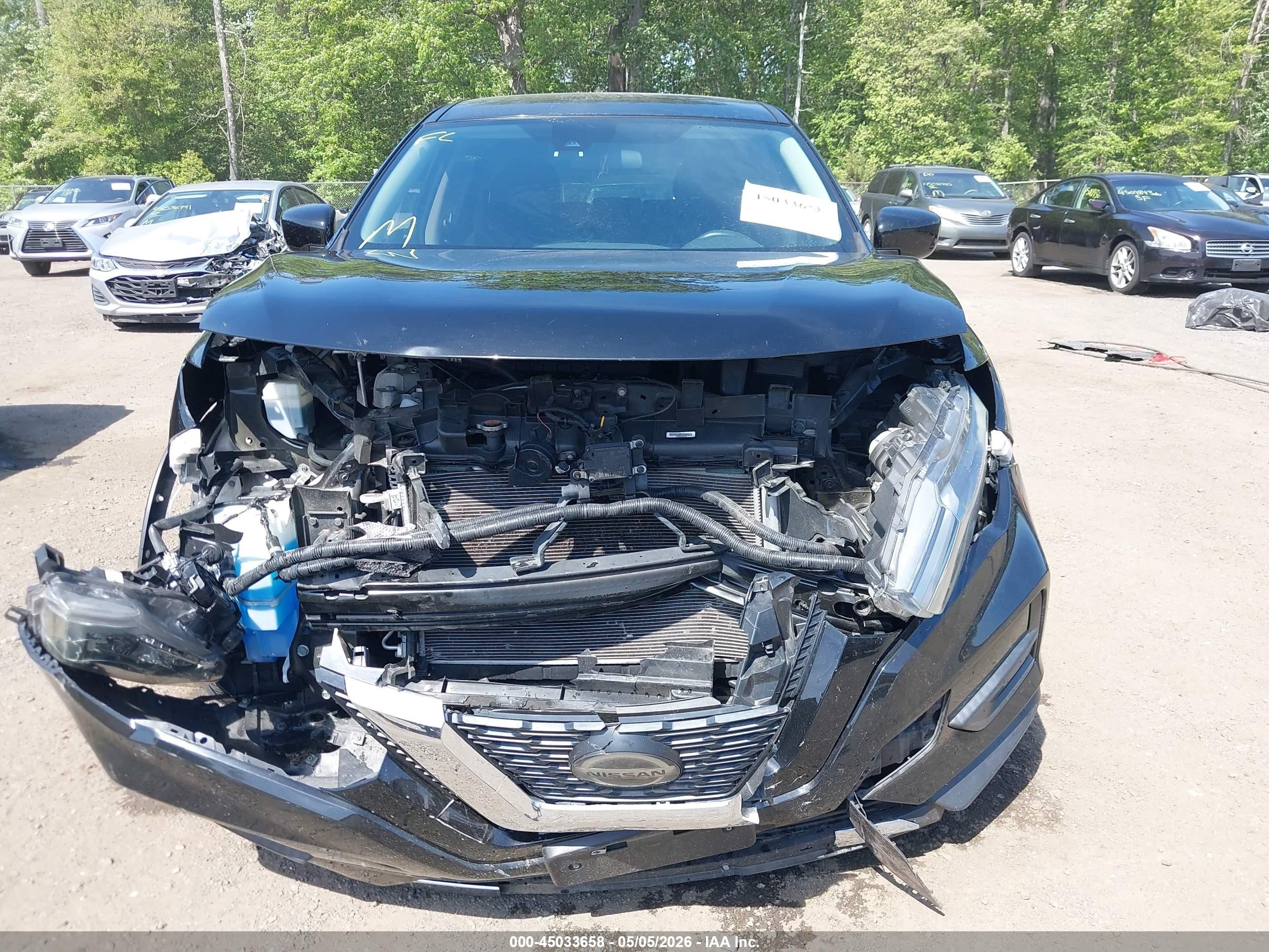 2019 Nissan Rogue S Черный vin: 5N1AT2MV3KC803587
