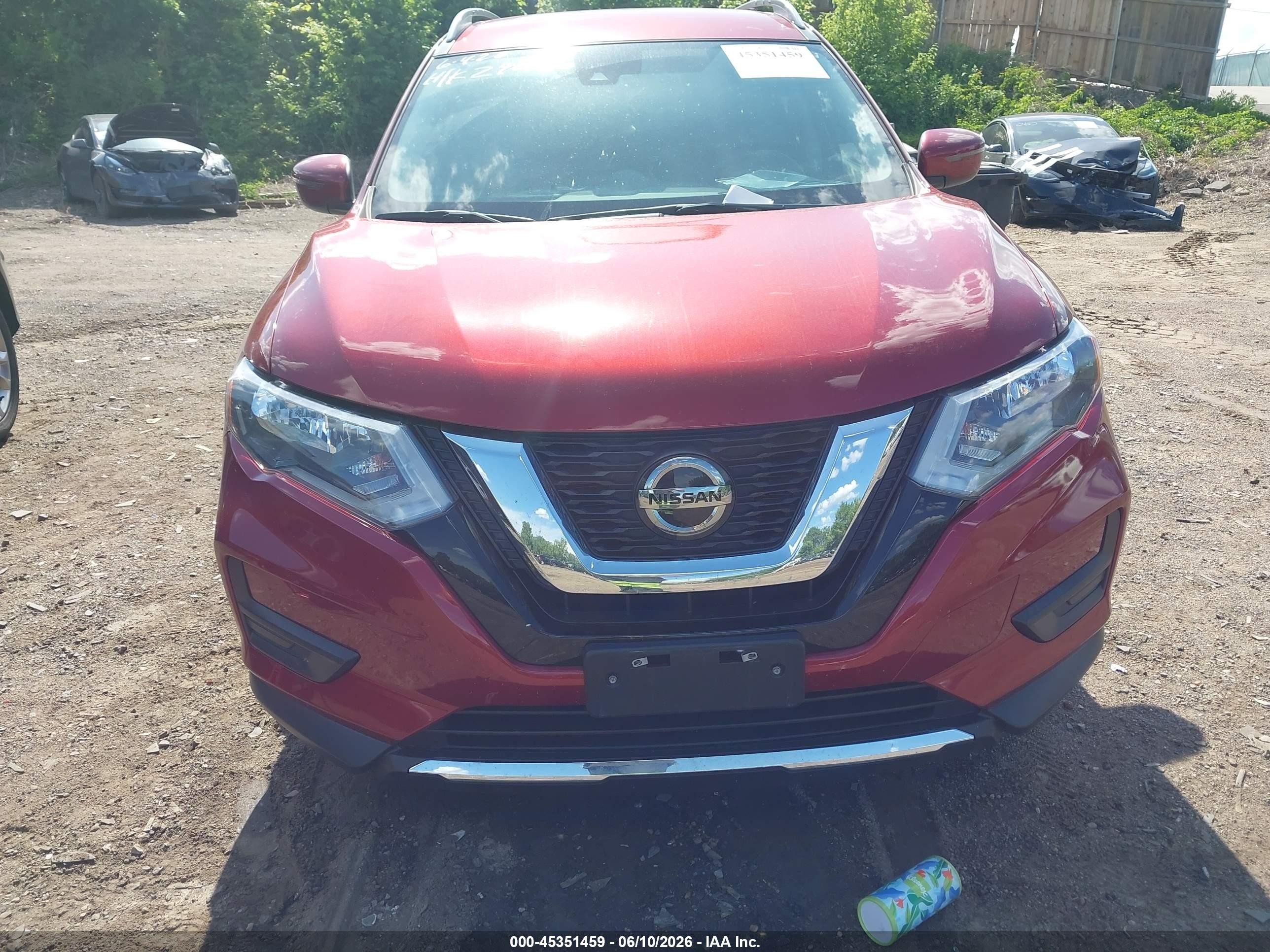 2019 Nissan Rogue Sv Red vin: 5N1AT2MV3KC808255