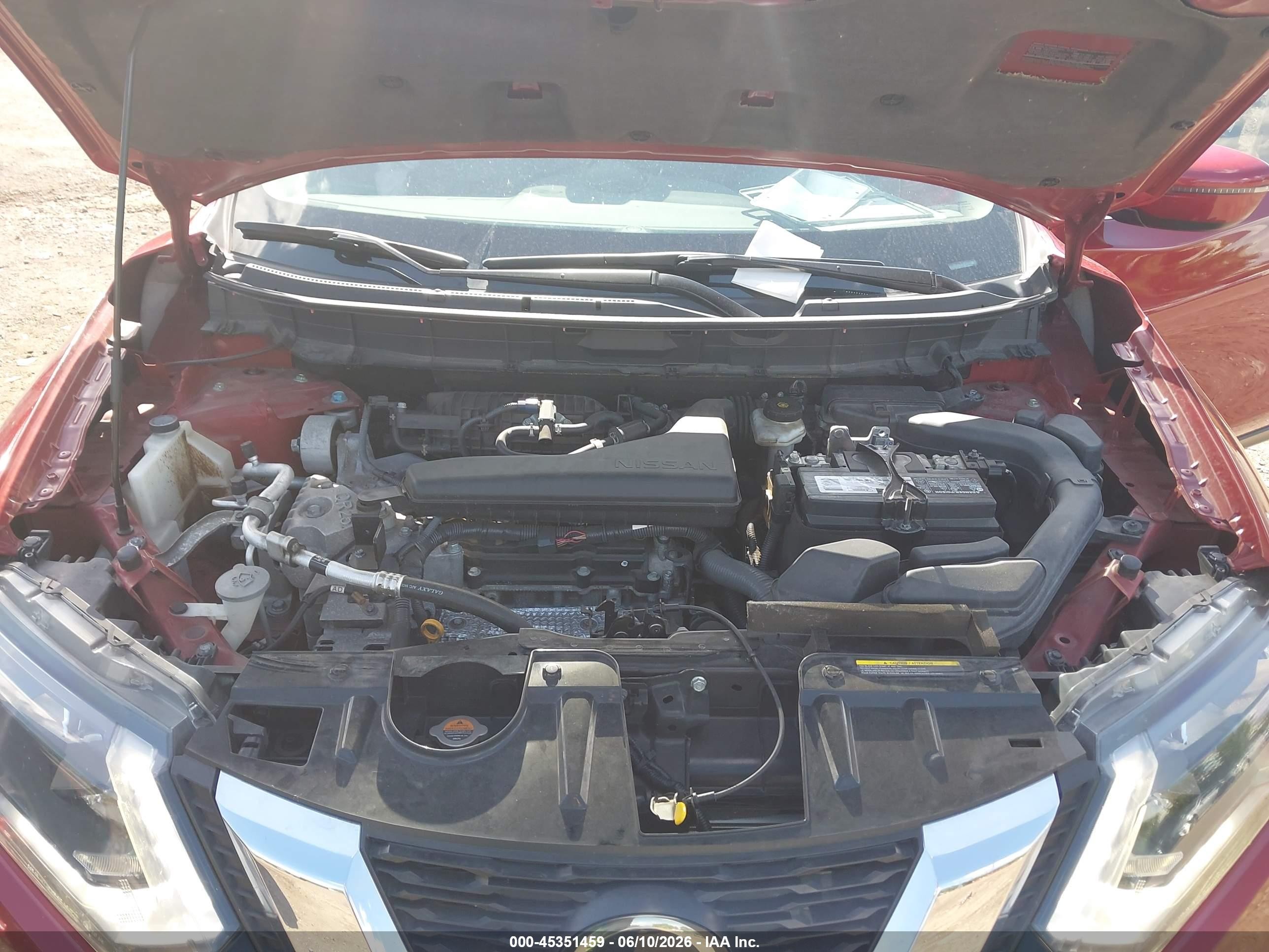 2019 Nissan Rogue Sv Red vin: 5N1AT2MV3KC808255