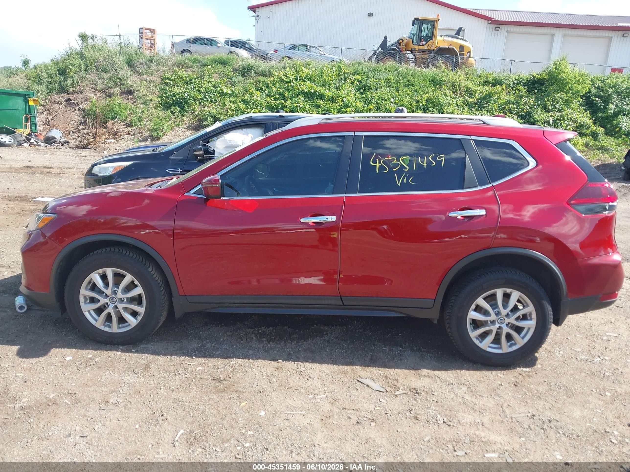 2019 Nissan Rogue Sv Red vin: 5N1AT2MV3KC808255