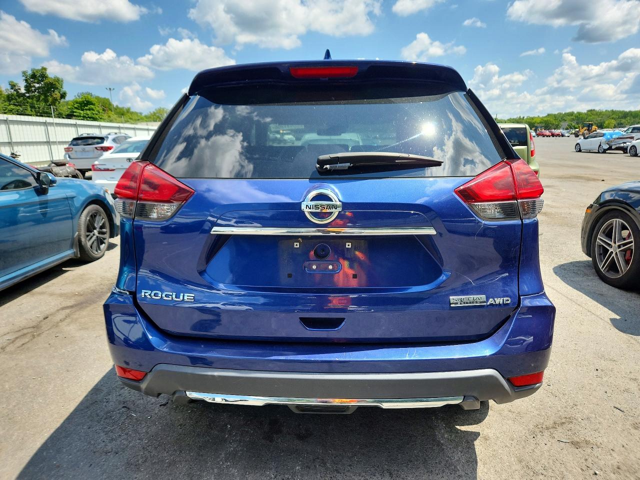 2019 Nissan Rogue S Blue vin: 5N1AT2MV3KC812256