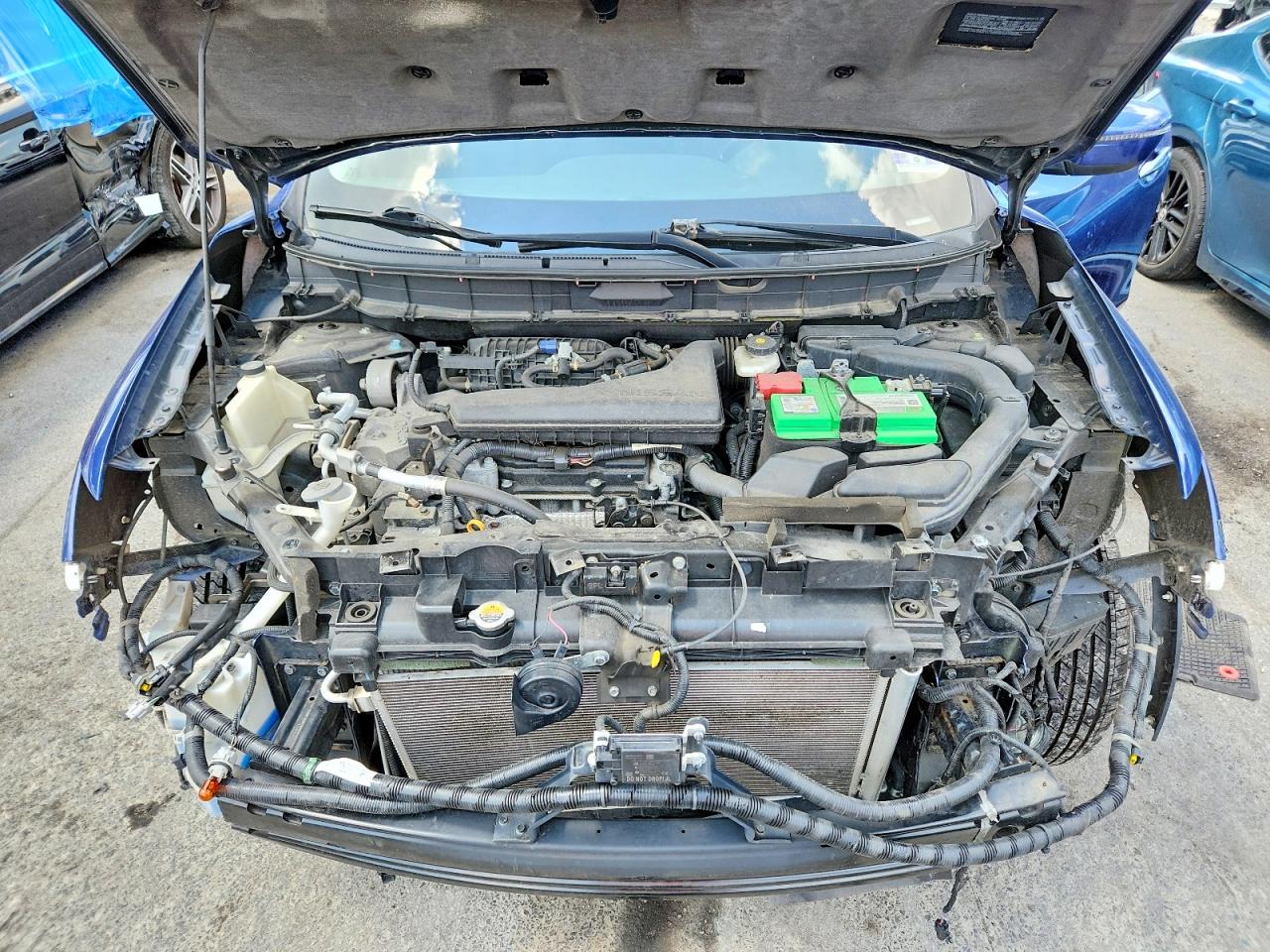 2019 Nissan Rogue S Blue vin: 5N1AT2MV3KC812256