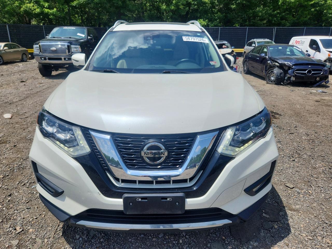 2020 Nissan Rogue Sl White vin: 5N1AT2MV3LC754523
