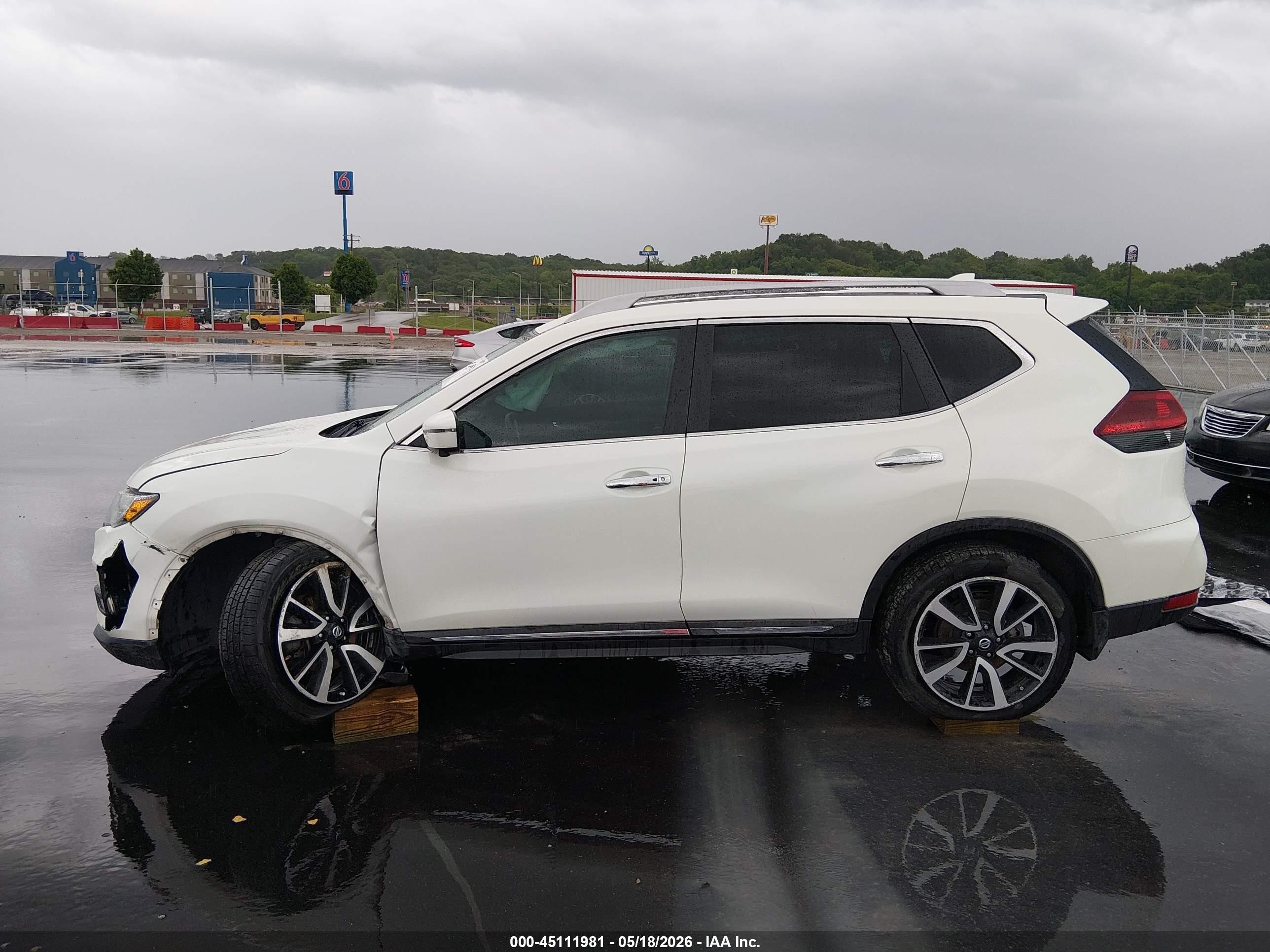 2020 Nissan Rogue Sl Intelligent Awd Белый vin: 5N1AT2MV3LC793452