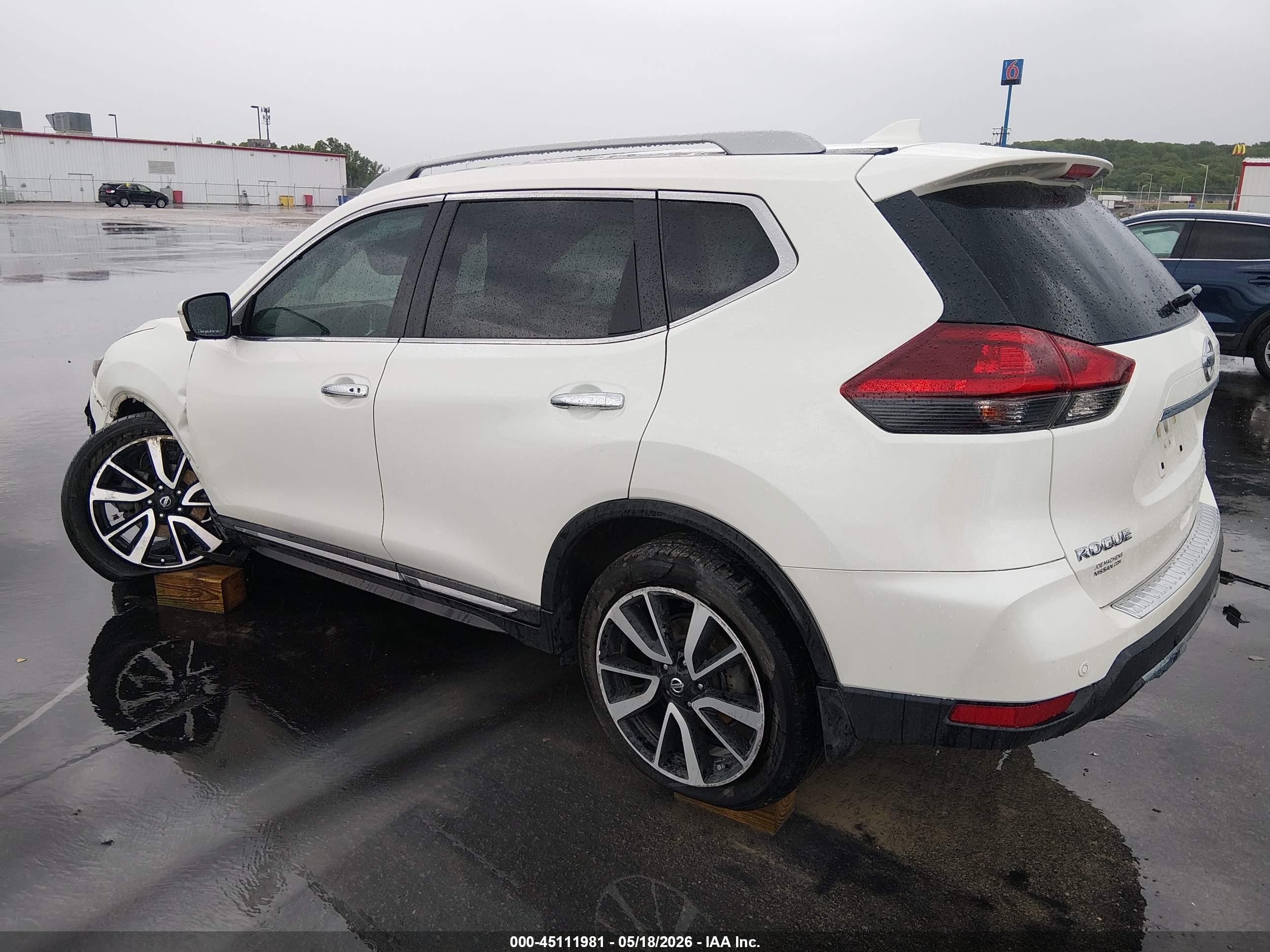2020 Nissan Rogue Sl Intelligent Awd Белый vin: 5N1AT2MV3LC793452