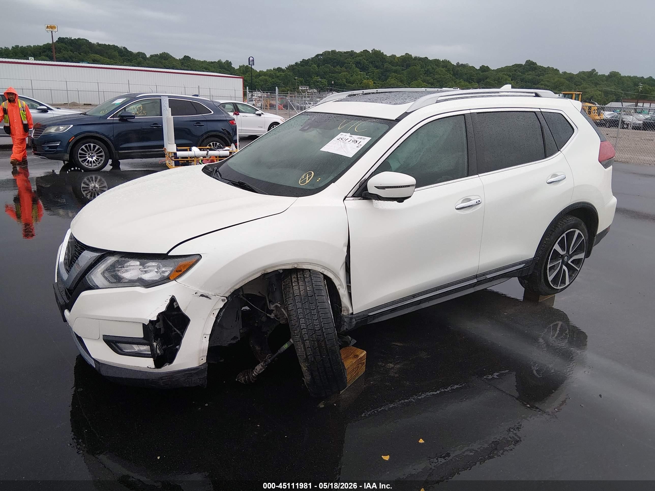 2020 Nissan Rogue Sl Intelligent Awd Белый vin: 5N1AT2MV3LC793452