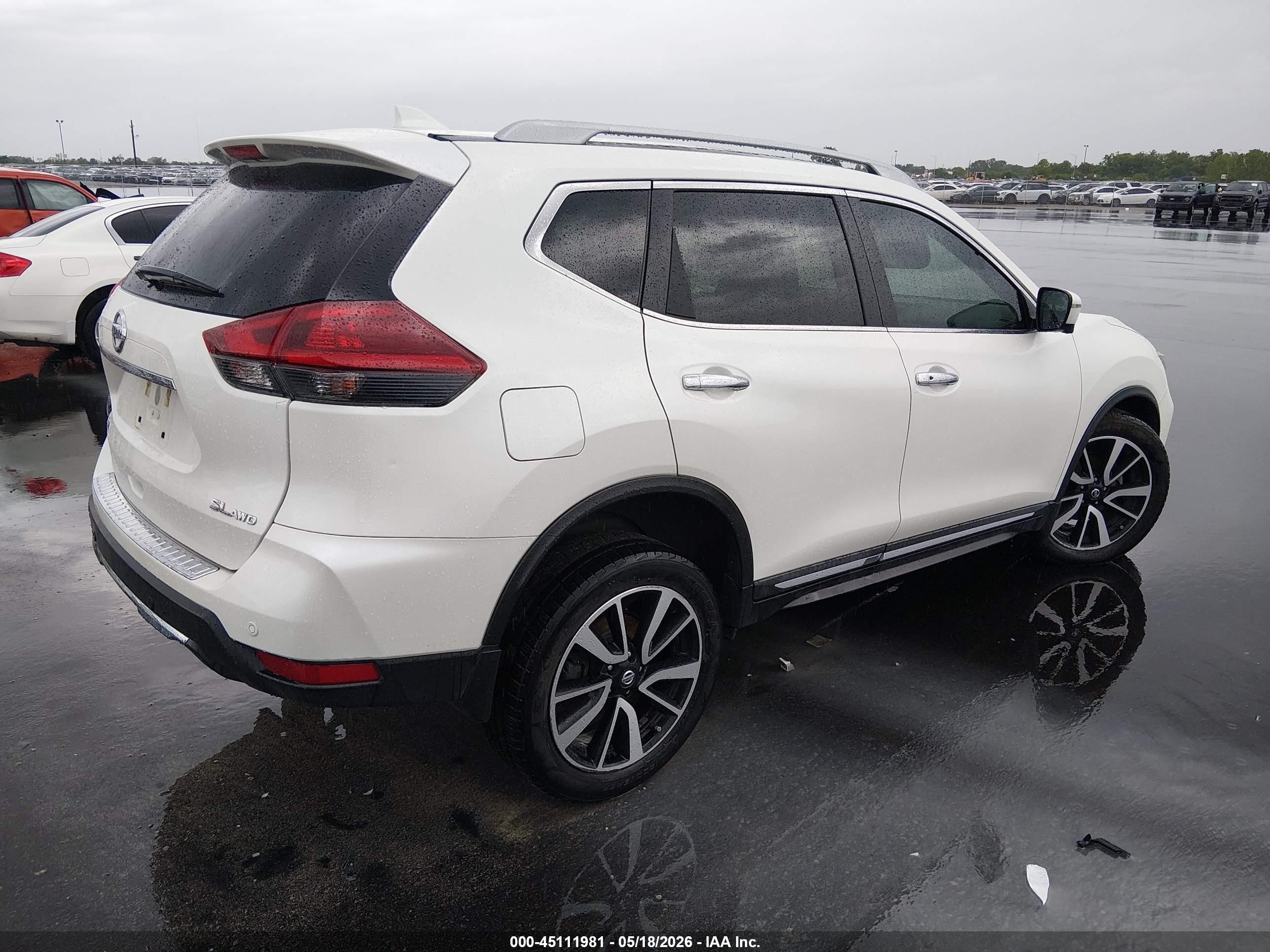 2020 Nissan Rogue Sl Intelligent Awd Белый vin: 5N1AT2MV3LC793452