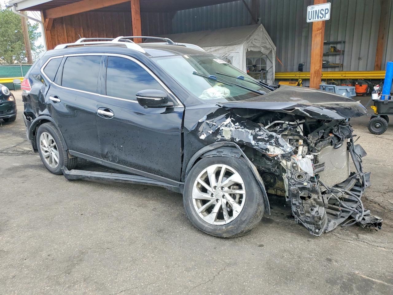 2014 Nissan Rogue Sl Black vin: 5N1AT2MV4EC750354
