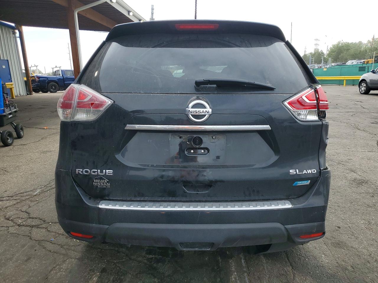 2014 Nissan Rogue Sl Black vin: 5N1AT2MV4EC750354