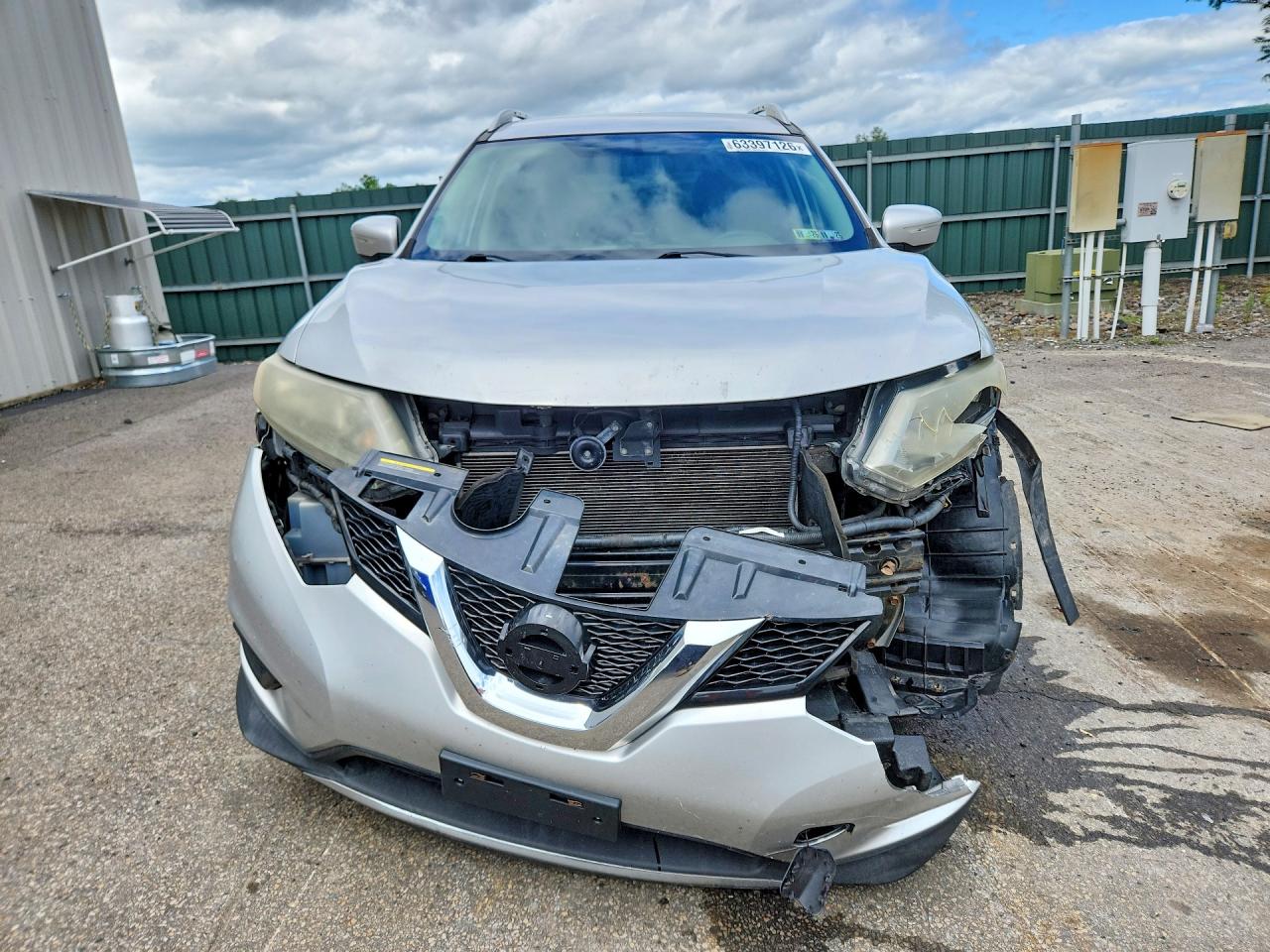 2014 Nissan Rogue Sv Серебряный vin: 5N1AT2MV4EC751813