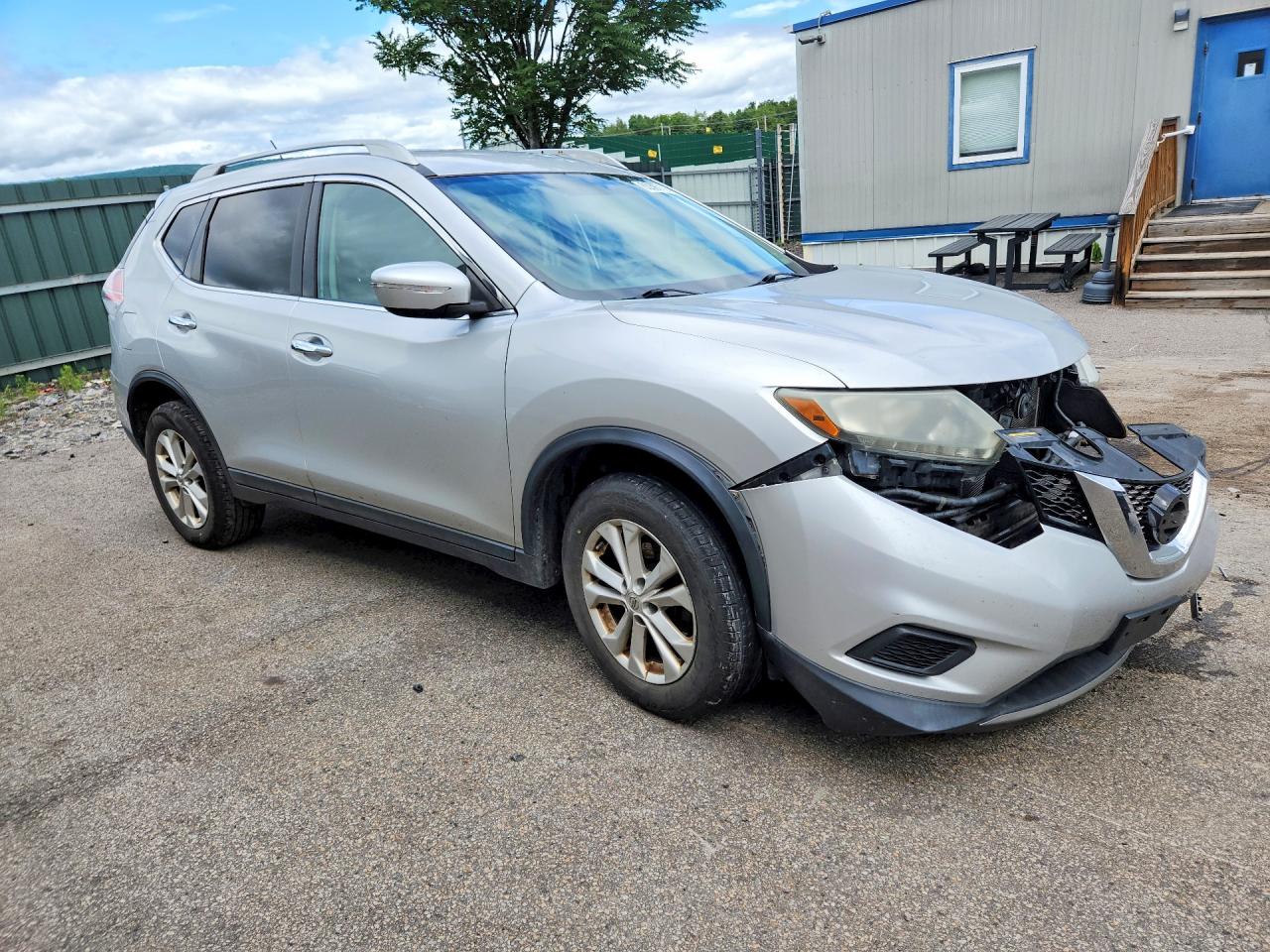 2014 Nissan Rogue Sv Серебряный vin: 5N1AT2MV4EC751813