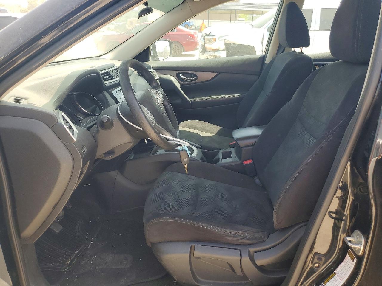 2014 Nissan Rogue S Black vin: 5N1AT2MV4EC760897