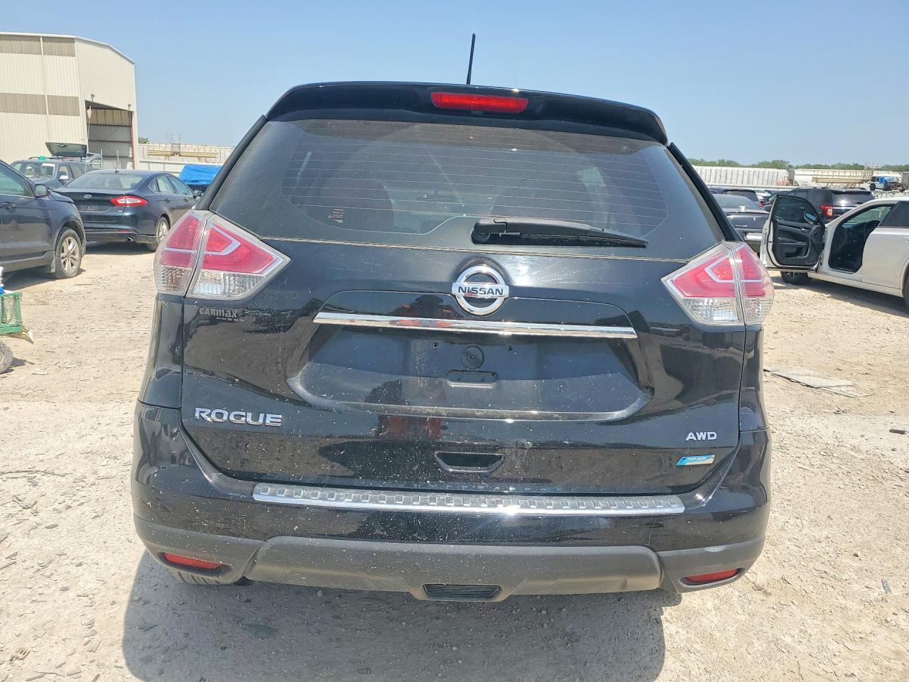 2014 Nissan Rogue S Black vin: 5N1AT2MV4EC760897