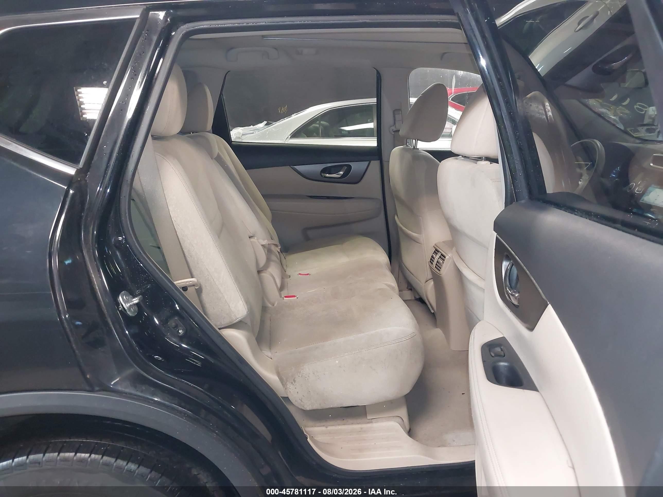 2014 Nissan Rogue Sv Черный vin: 5N1AT2MV4EC764352