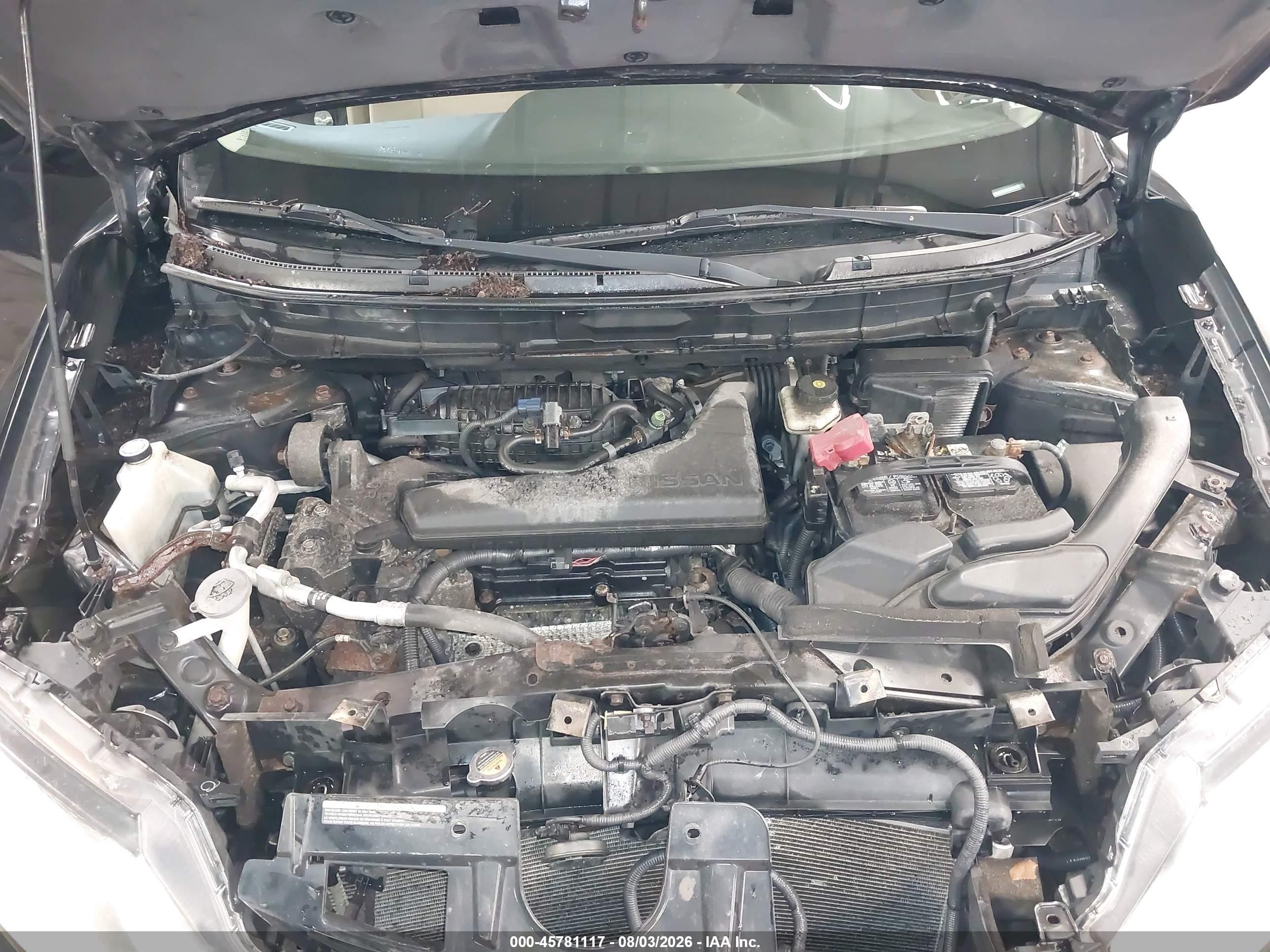 2014 Nissan Rogue Sv Черный vin: 5N1AT2MV4EC764352