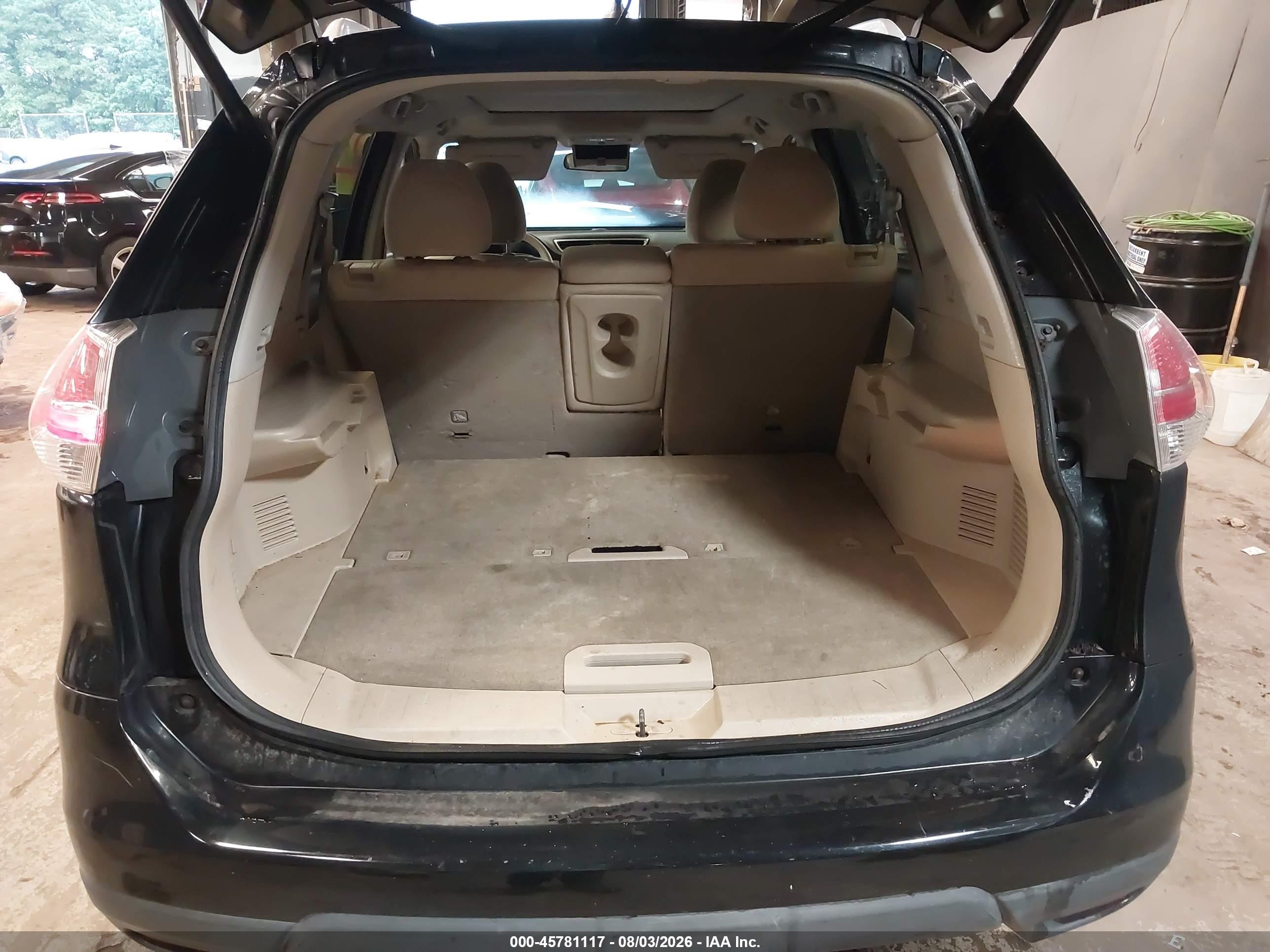 2014 Nissan Rogue Sv Черный vin: 5N1AT2MV4EC764352